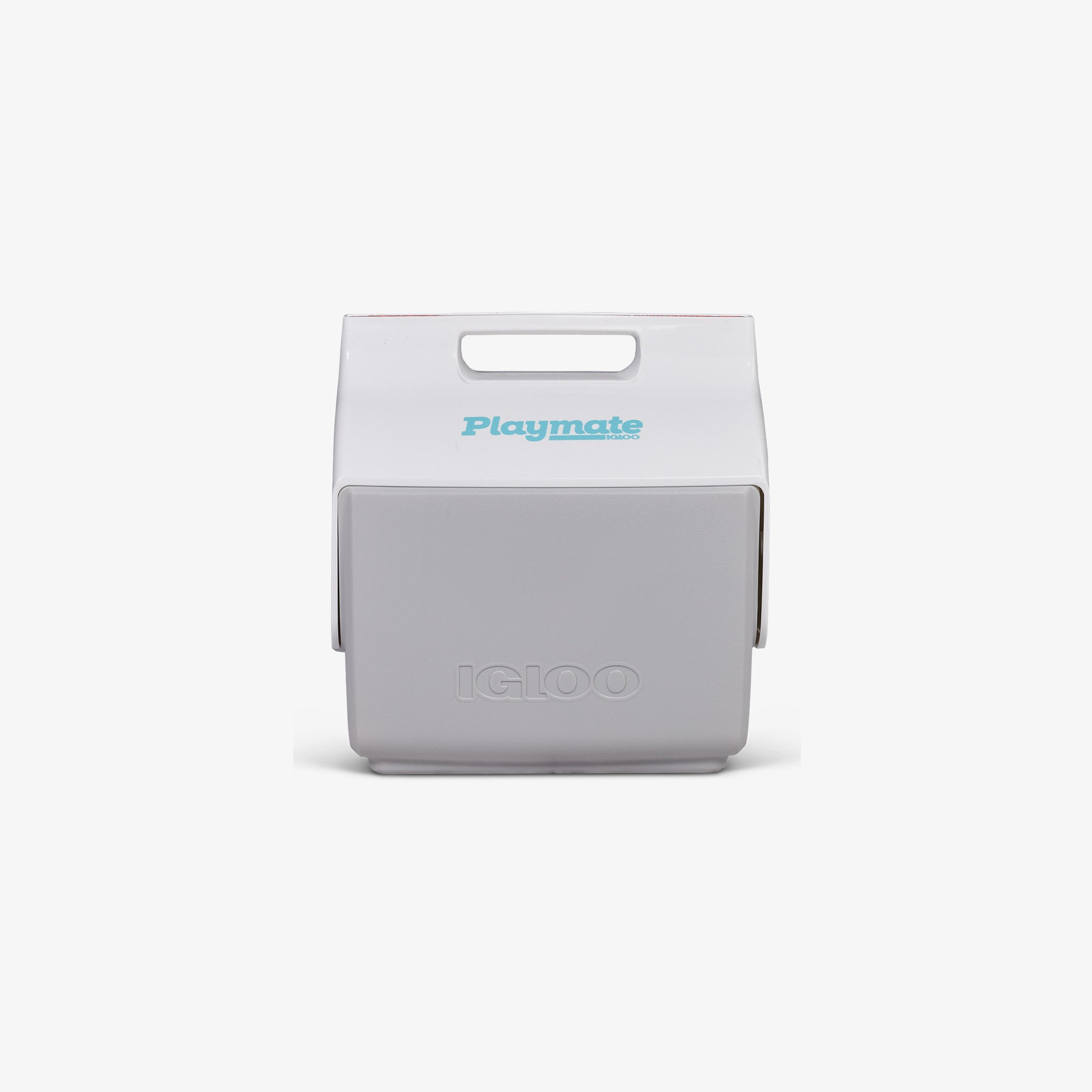 Retro Little Playmate 7 Qt Cooler J6 - Gray/Aqua - Product View