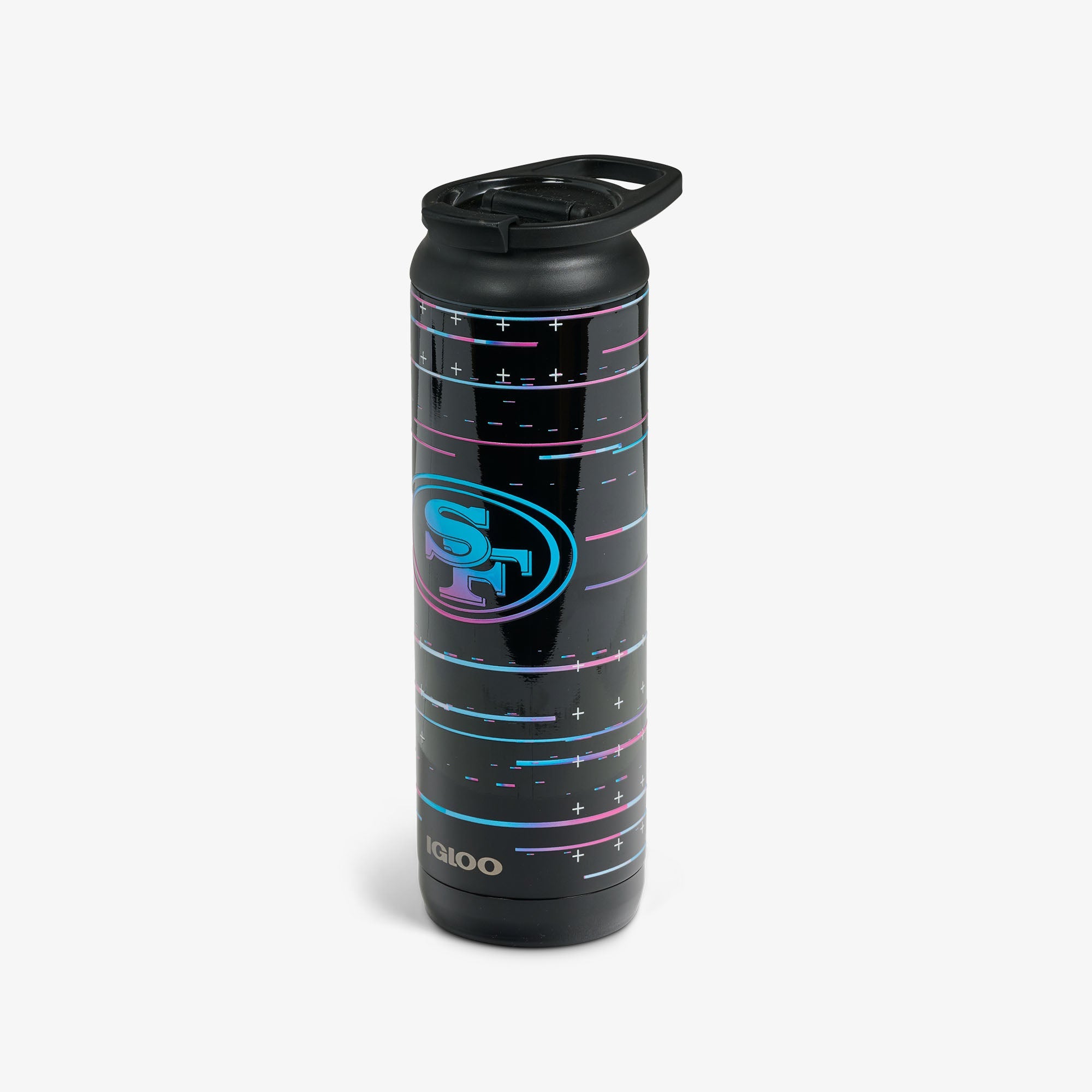 NFL Neon San Francisco 49ers 20 Oz Flip ‘n’ Sip Tumbler