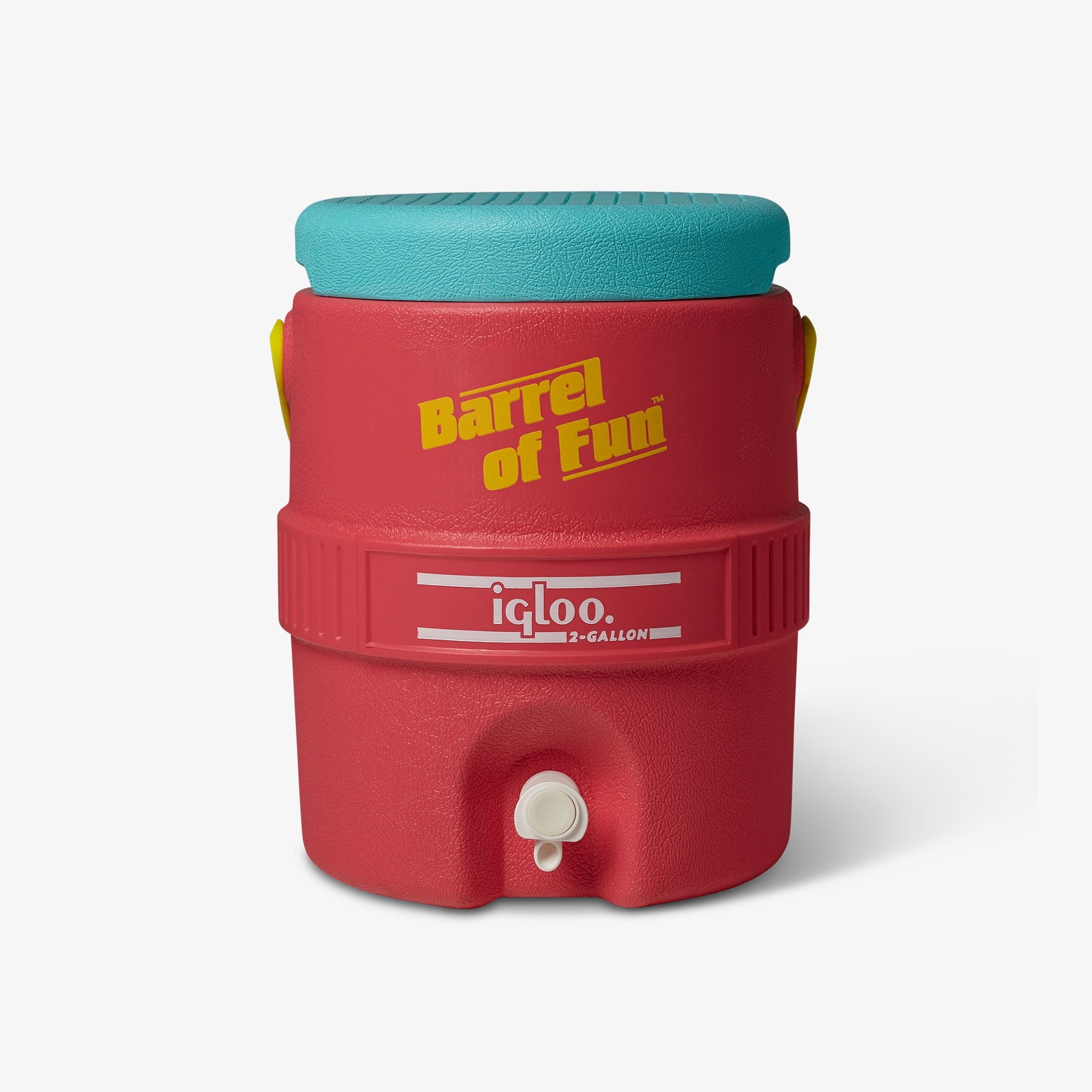Retro Barrel of Fun 2 Gallon Jug U2 - Watermelon - Front View