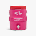 Retro Barrel of Fun 2 Gallon Jug U2 - Tutti Frutti - Front View