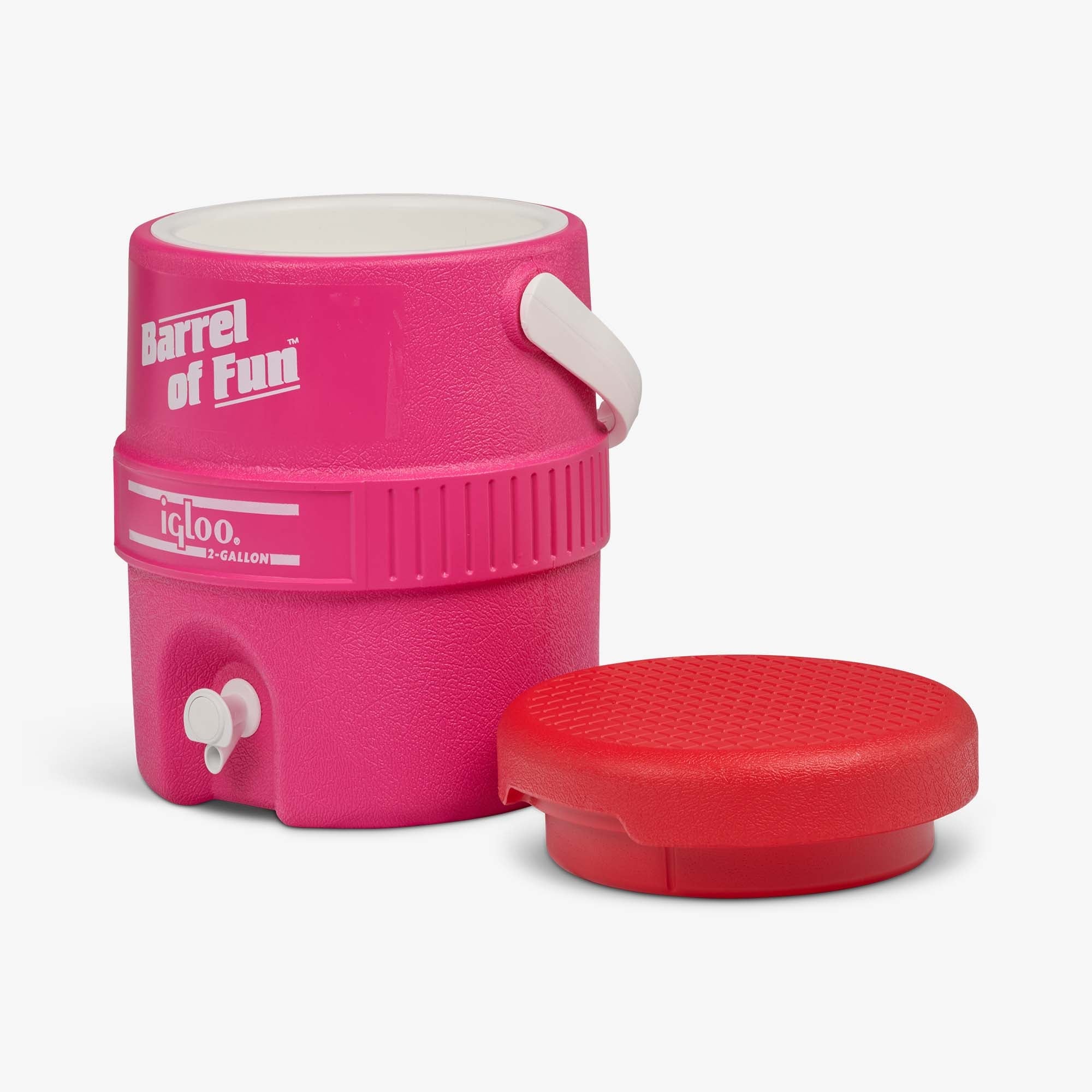 Retro Barrel of Fun 2 Gallon Jug U2 - Tutti Frutti - Open View