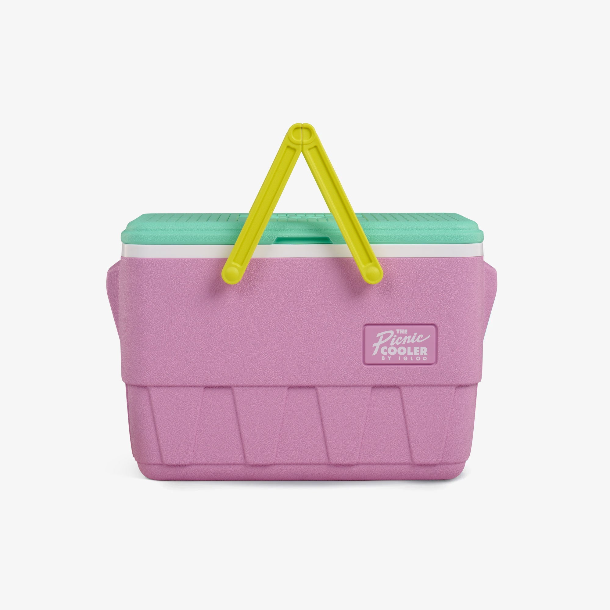 Retro Picnic Basket 25 Qt Cooler U0 - Tea Rose - Strap View