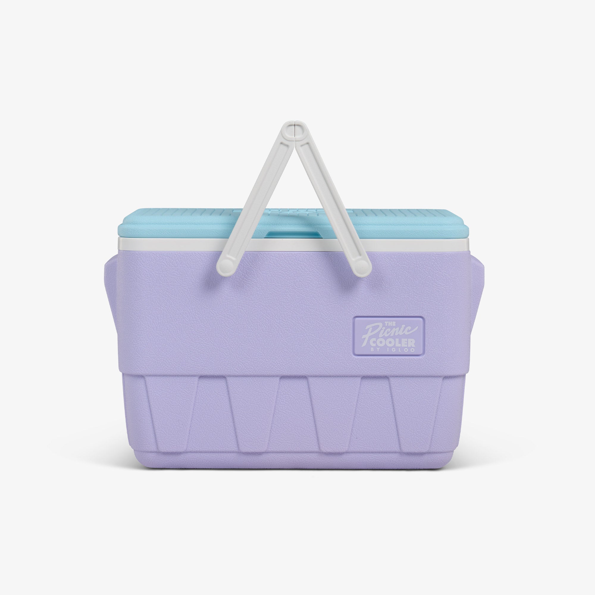 Retro Picnic Basket 25 Qt Cooler U0 - Lilac - Strap View