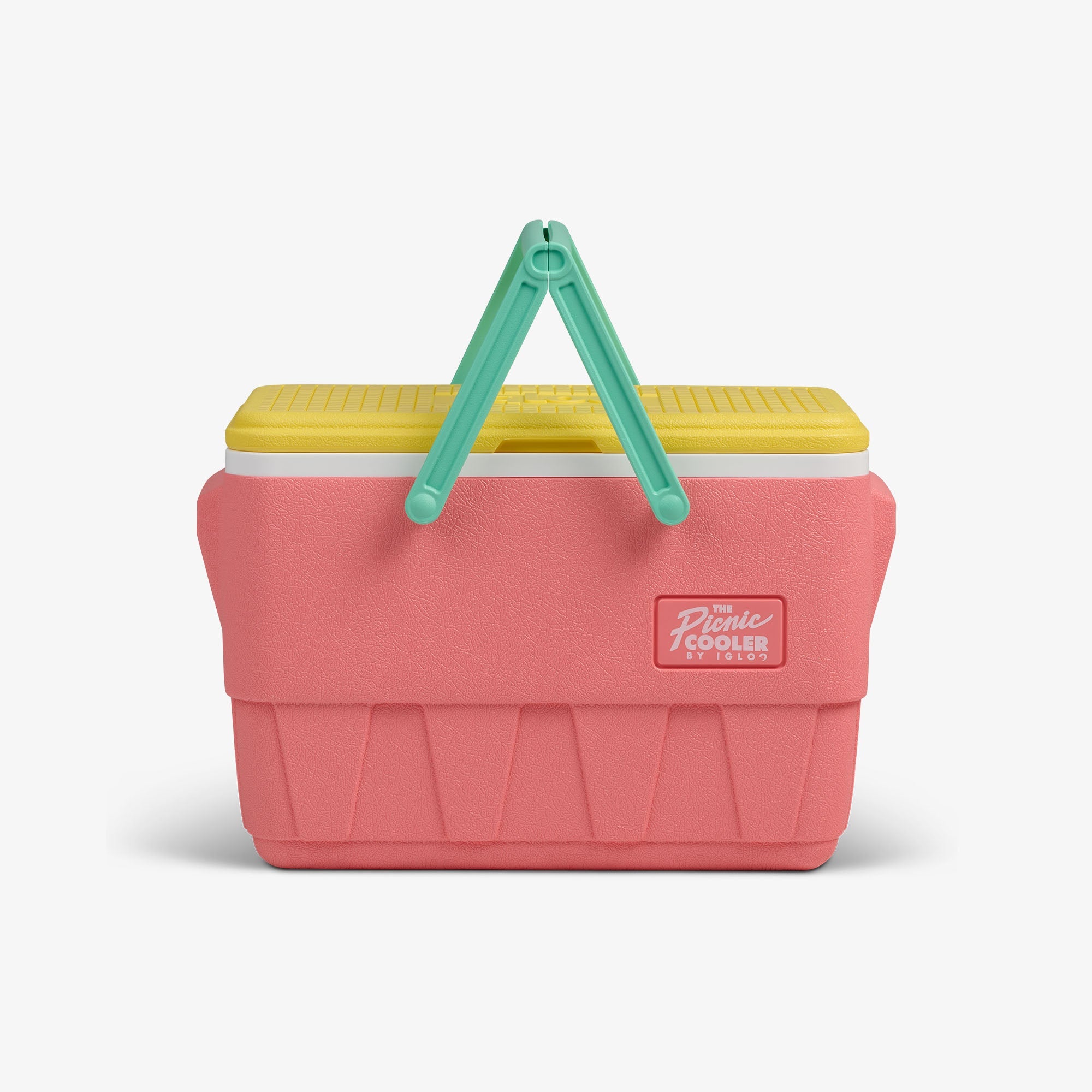 Retro Picnic Basket 25 Qt Cooler U0 - Flamingo - Strap View