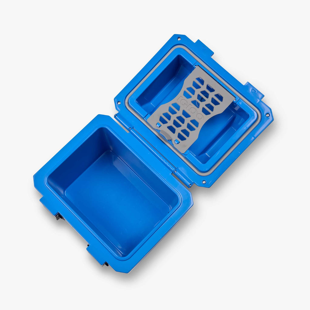 Gripper CoolBox 10 Qt Cooler S7 - Sneaky Blue - Open View