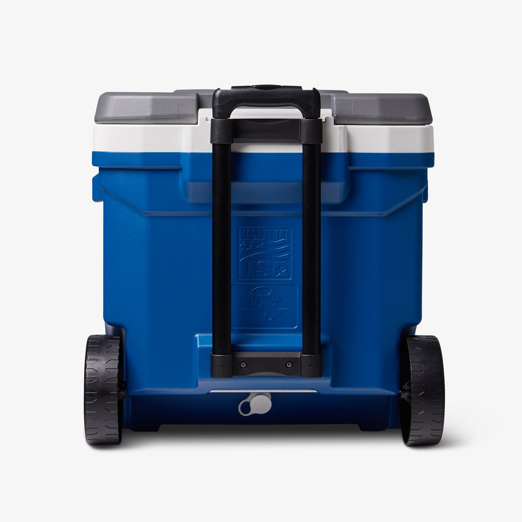 Latitude 60 Qt Roller Cooler E3 - Blue - Back View