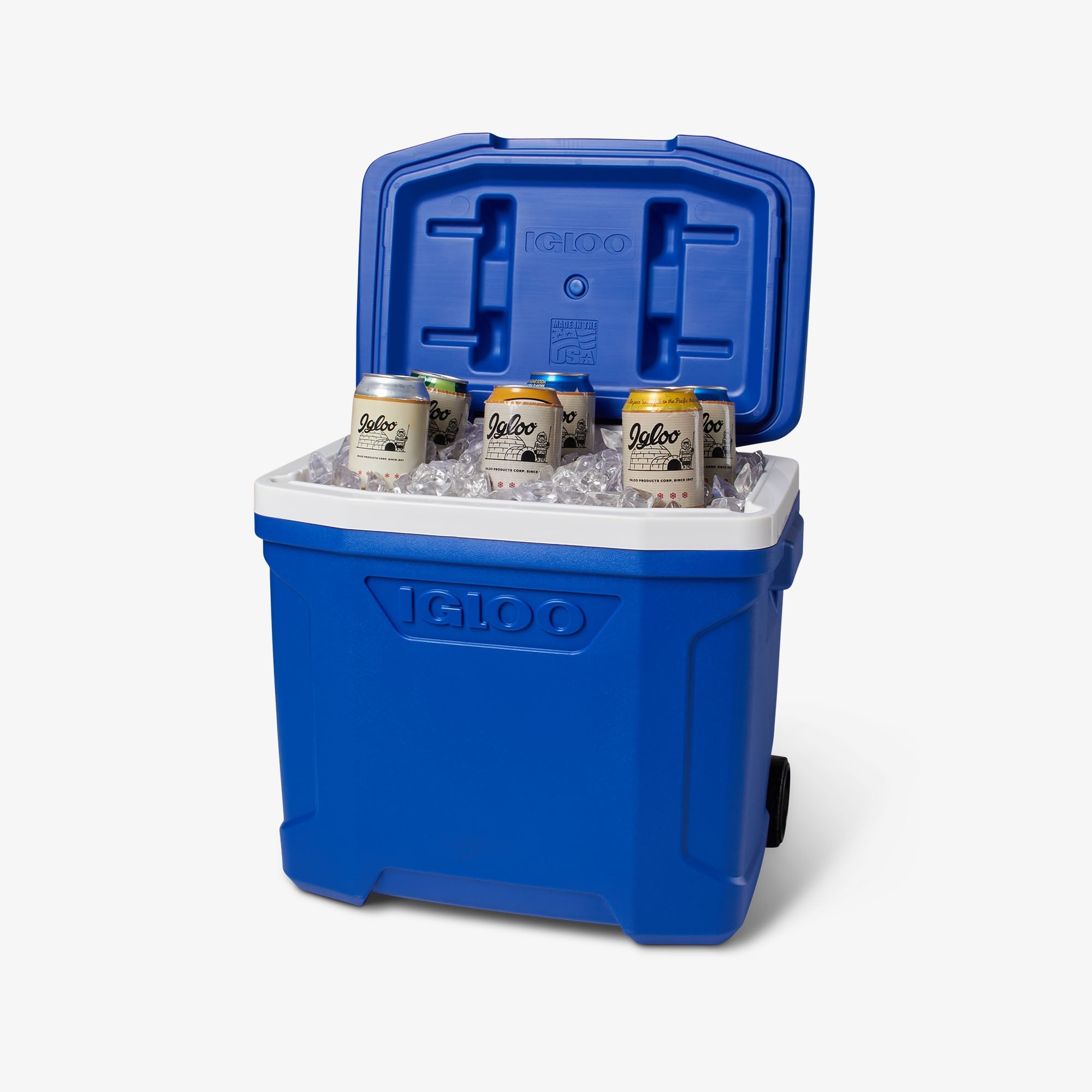 Profile II 28 Qt Roller Cooler G0 - Majestic Blue - Product View