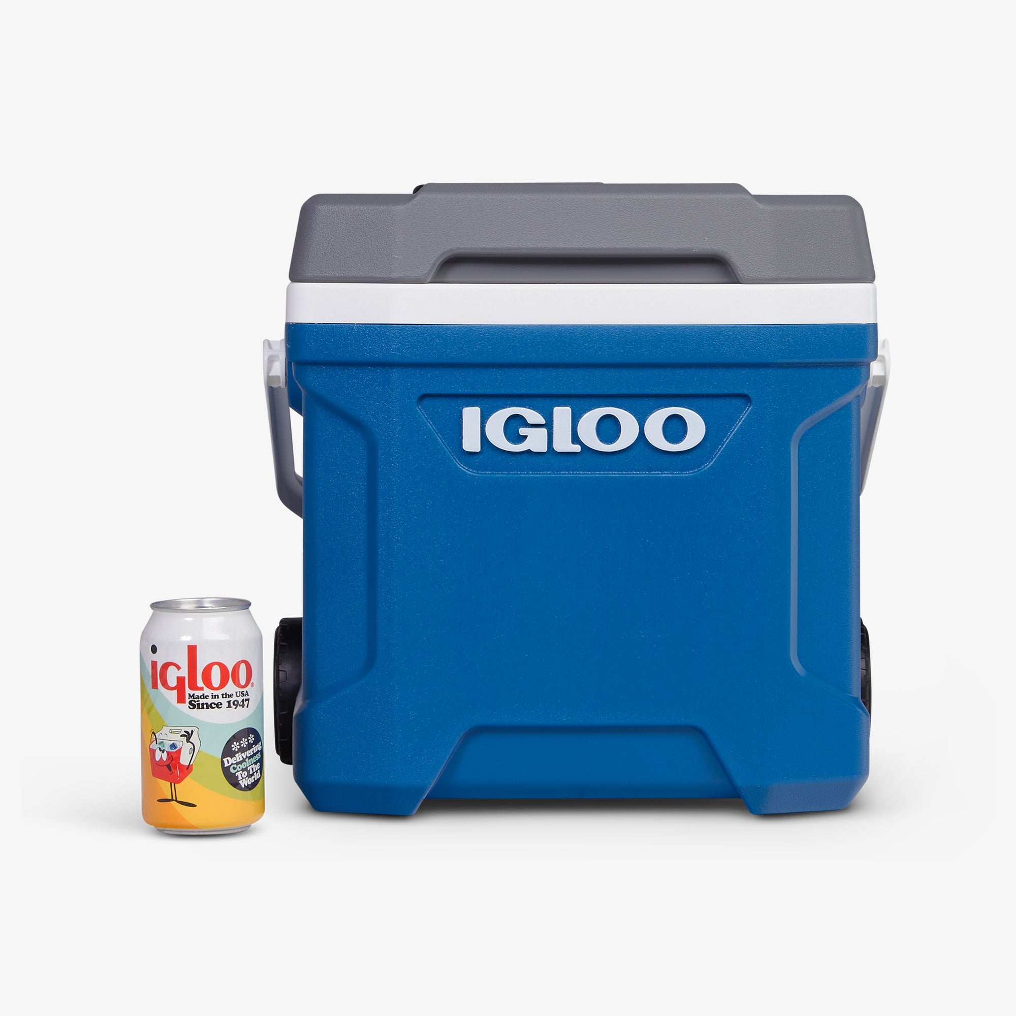 Latitude 16 Qt Roller Cooler E5 - Blue - Size View
