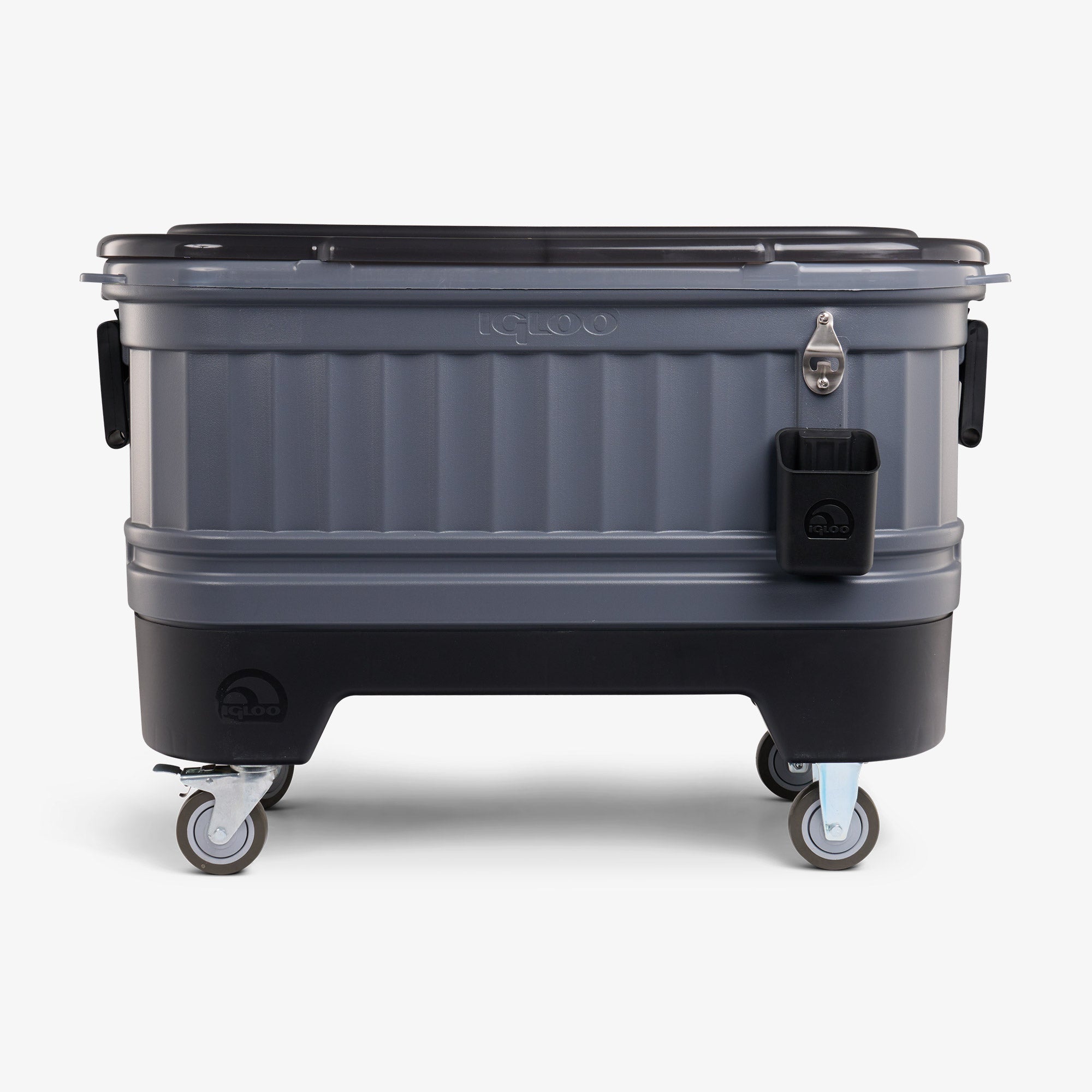 Party Bar 125 Qt Cooler E2 - Carbonite - Front View