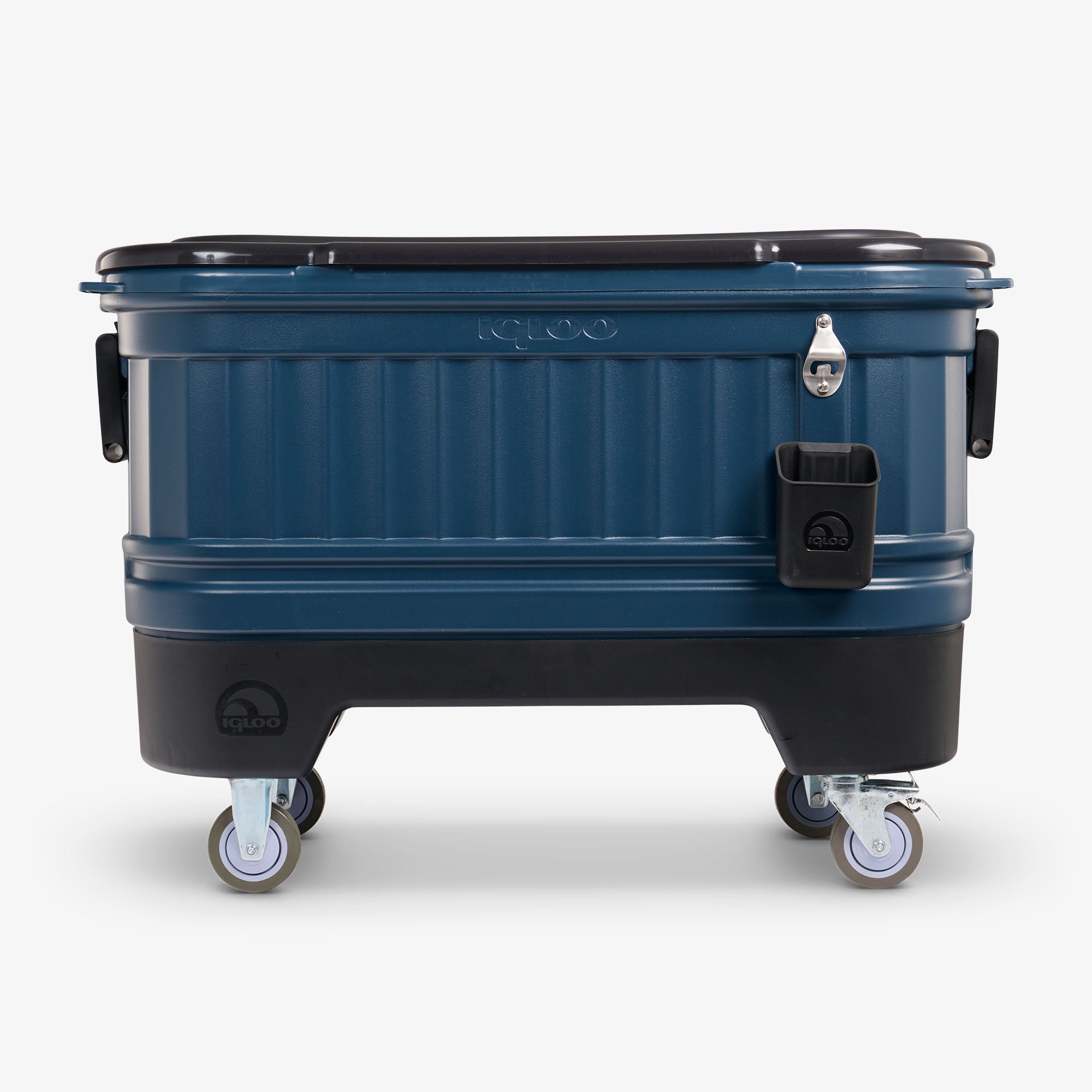 Party Bar 125 Qt Cooler E2 - Rugged Blue - Front View