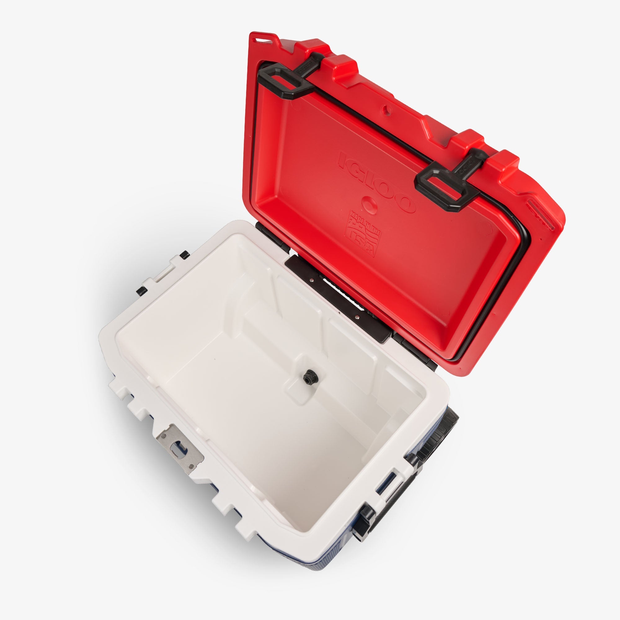 Trailmate® 52 Qt Roller Cooler S3 - Americana - Open View