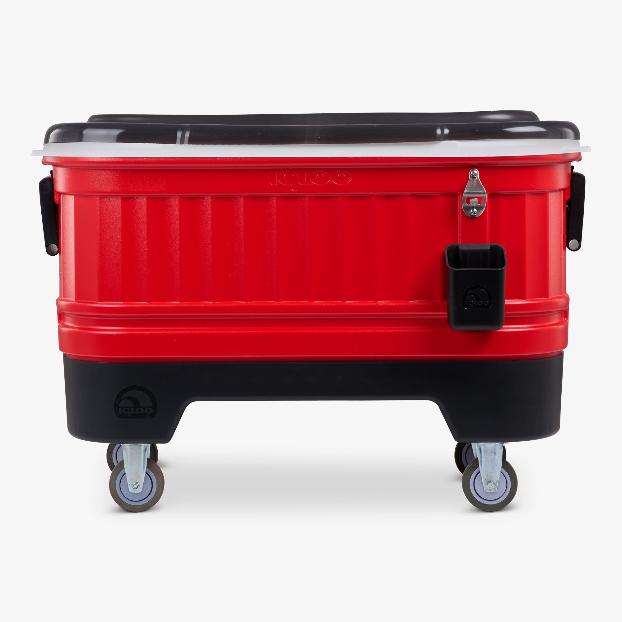 Party Bar 125 Qt Cooler E2 - Red Star - Front View