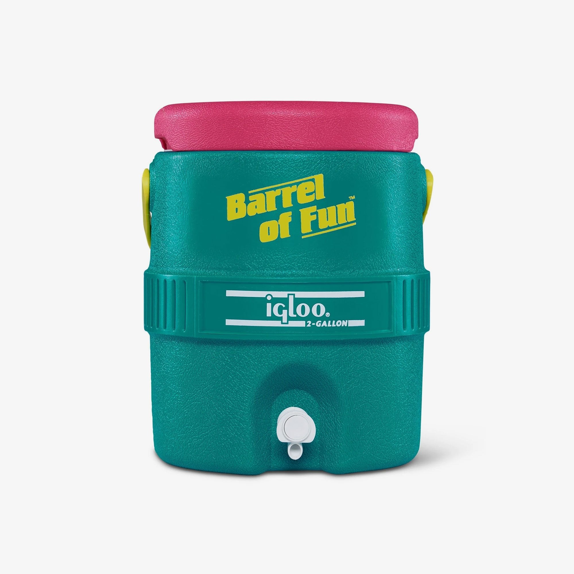 Retro Barrel of Fun 2 Gallon Jug U2 - Jade - Product View