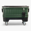 Party Bar 125 Qt Cooler E2 - Oil Green - Front View