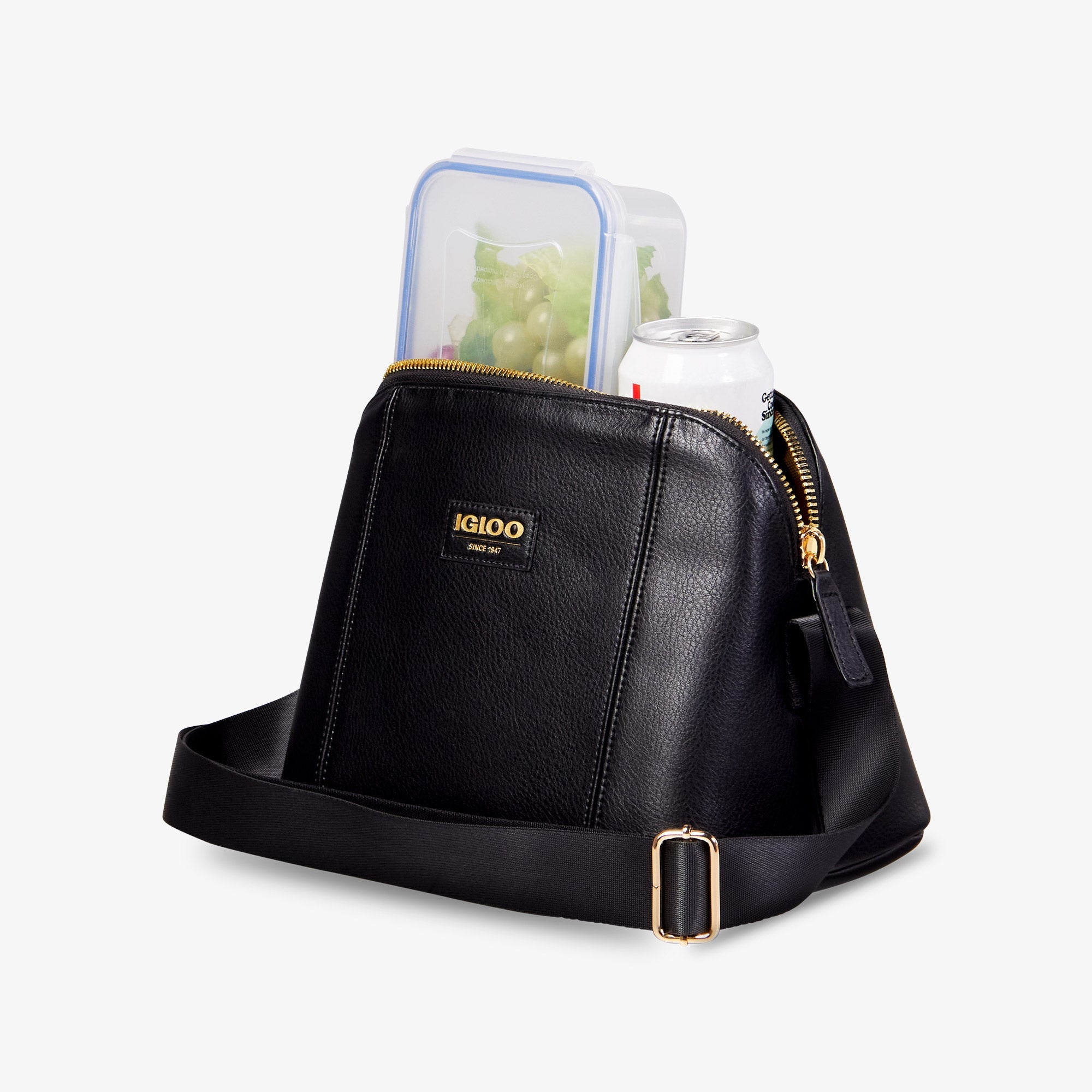 Igloo Luxe® Crossbody Cooler Bag J3 - Black - Product View