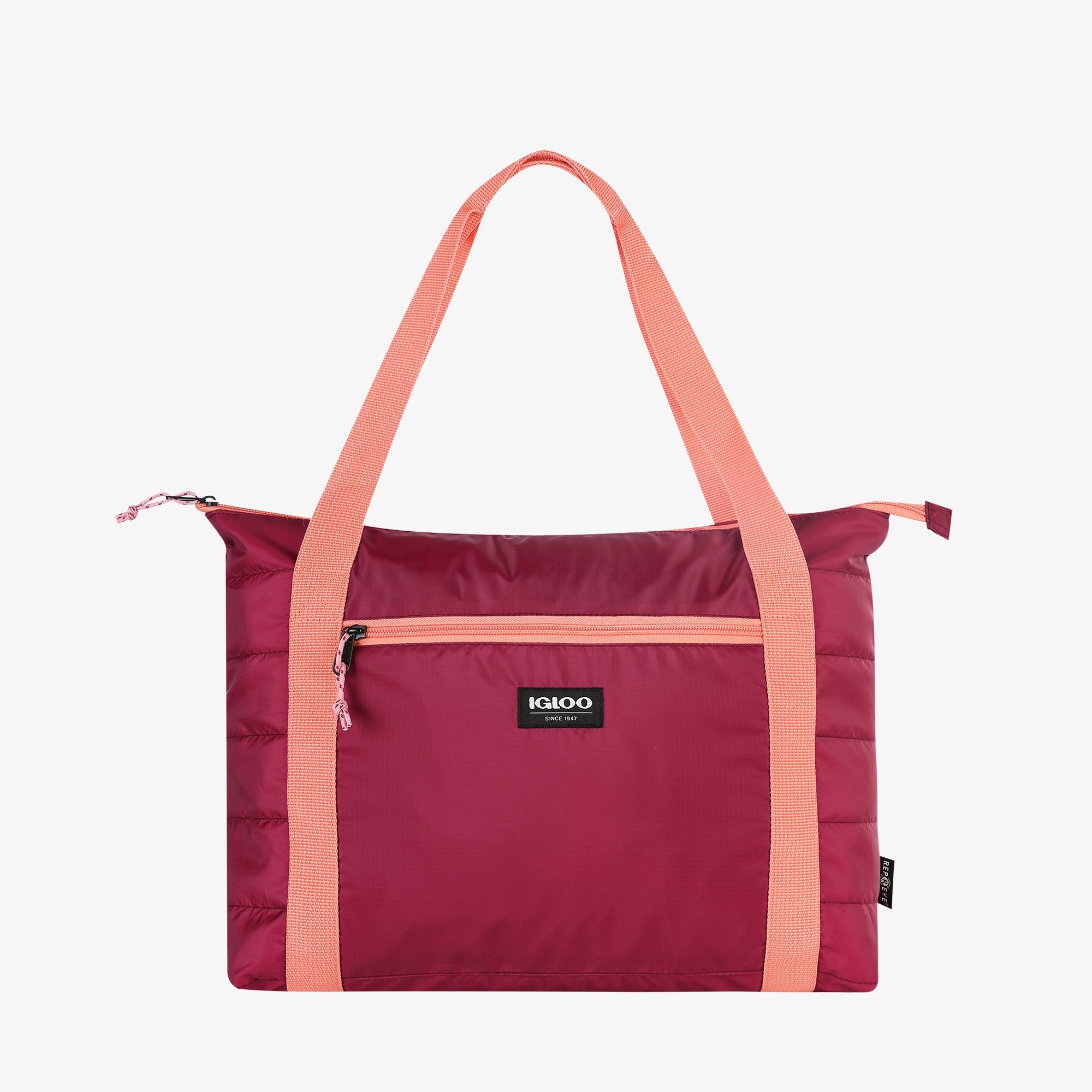 Packable Puffer 20-Can Cooler Bag P3 - Magenta - Product View