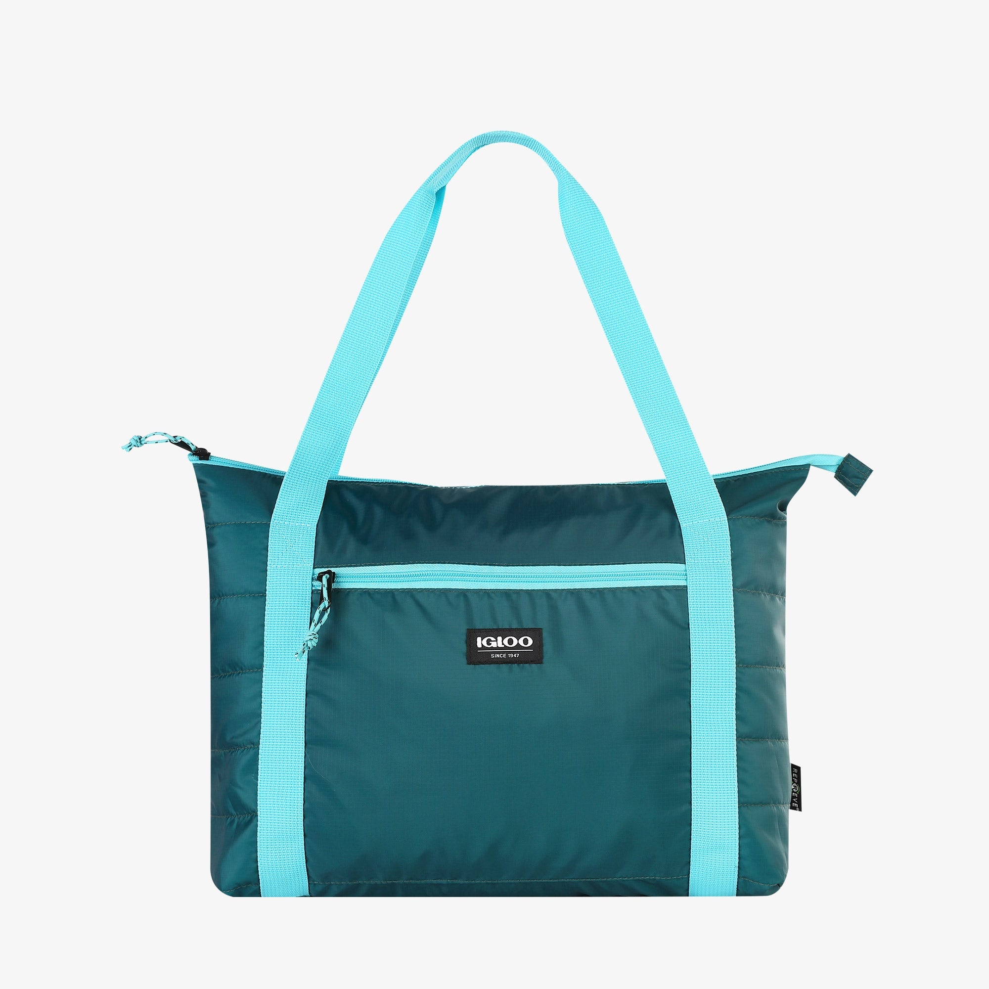 Packable Puffer 20-Can Cooler Bag P3 - Teal - Product View