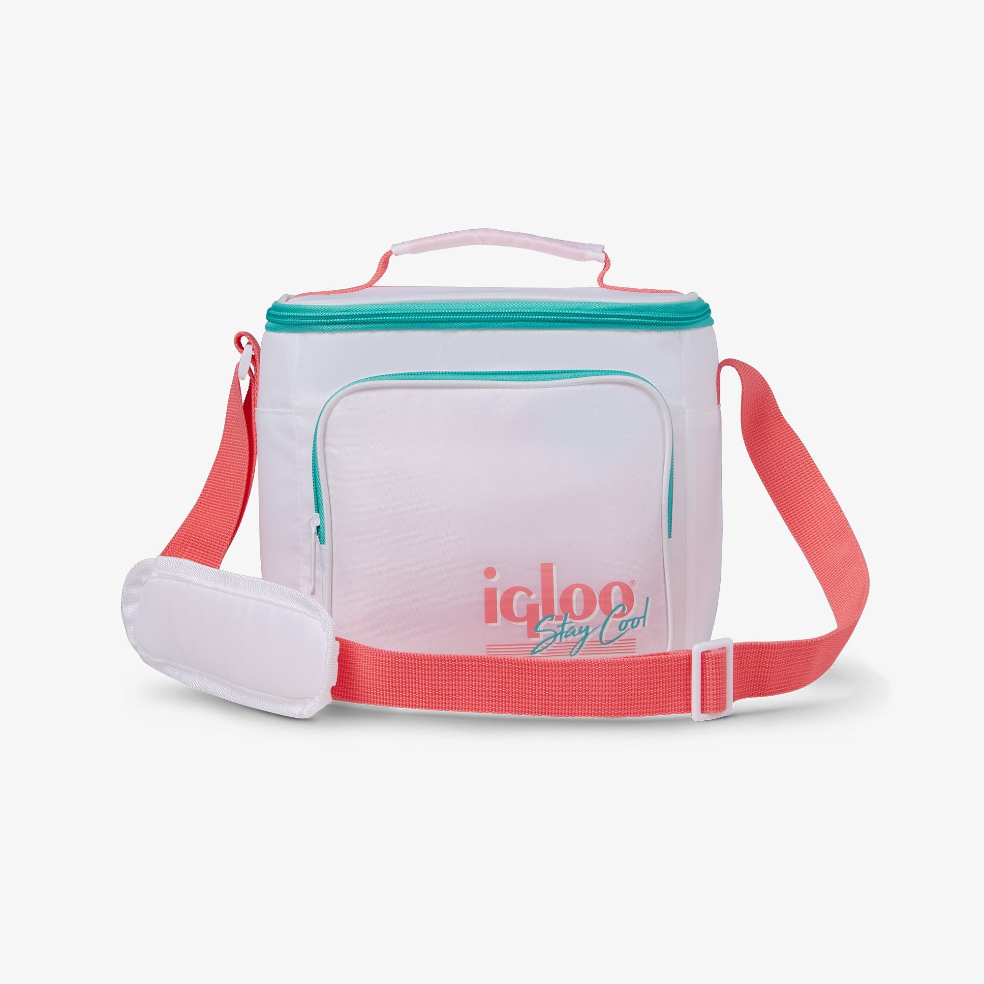 Retro Square Lunch Bag L2 - White - Product View