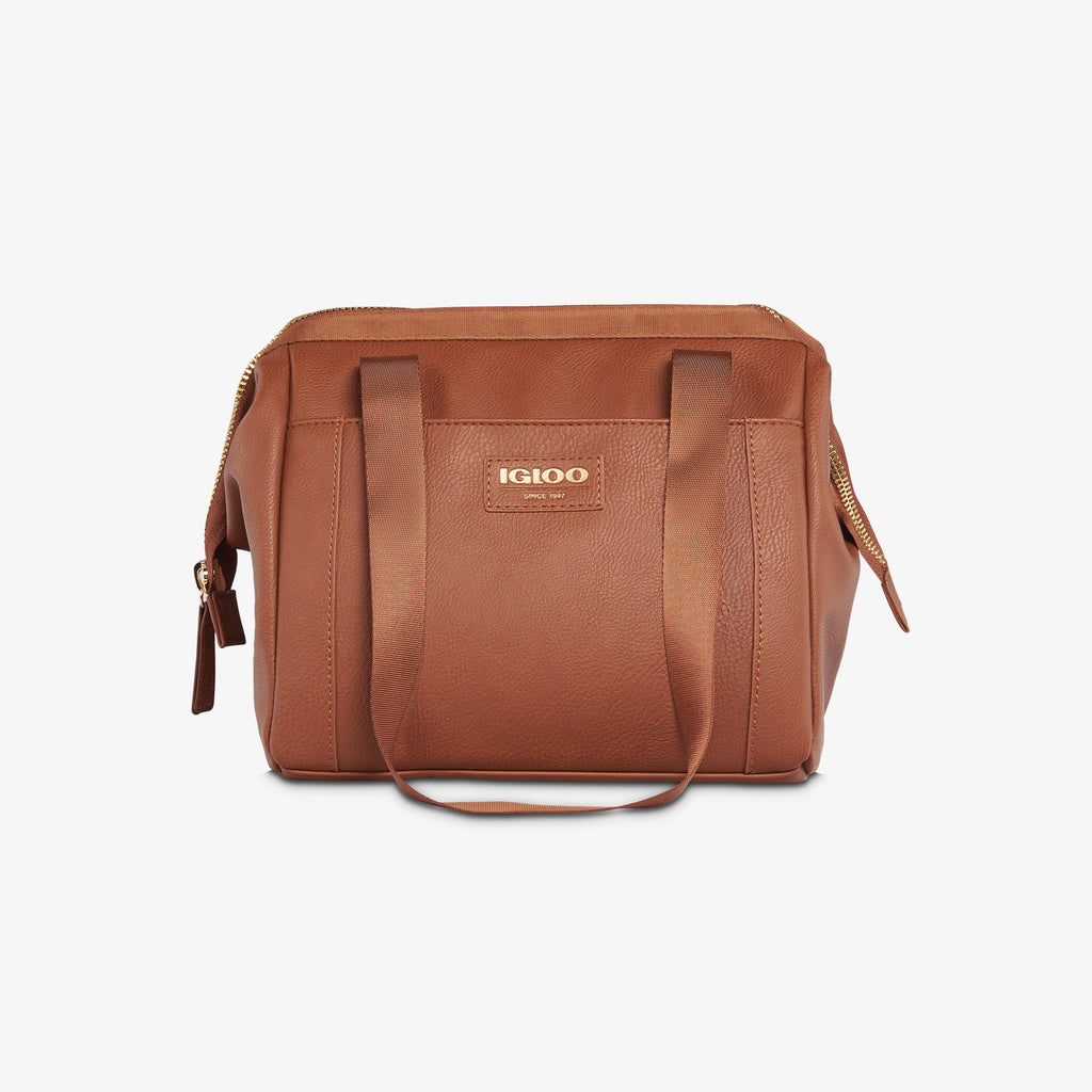 Igloo Luxe® Lunch Tote Cooler Bag I8 - Cognac - Product View