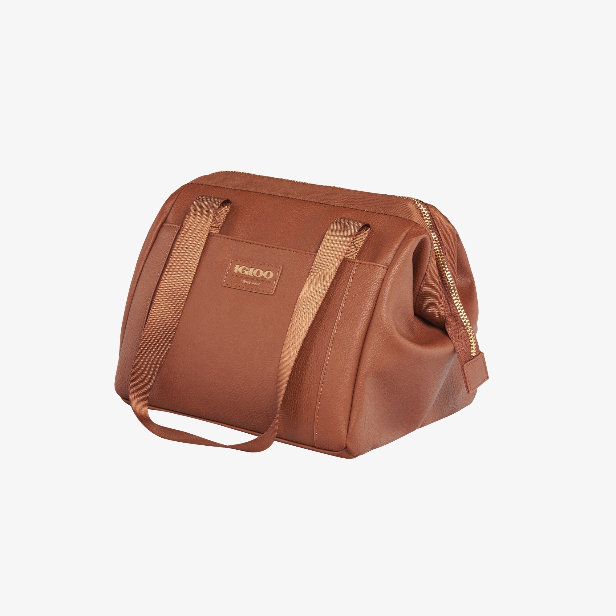 Igloo Luxe® Lunch Tote Cooler Bag I8 - Cognac - Product View