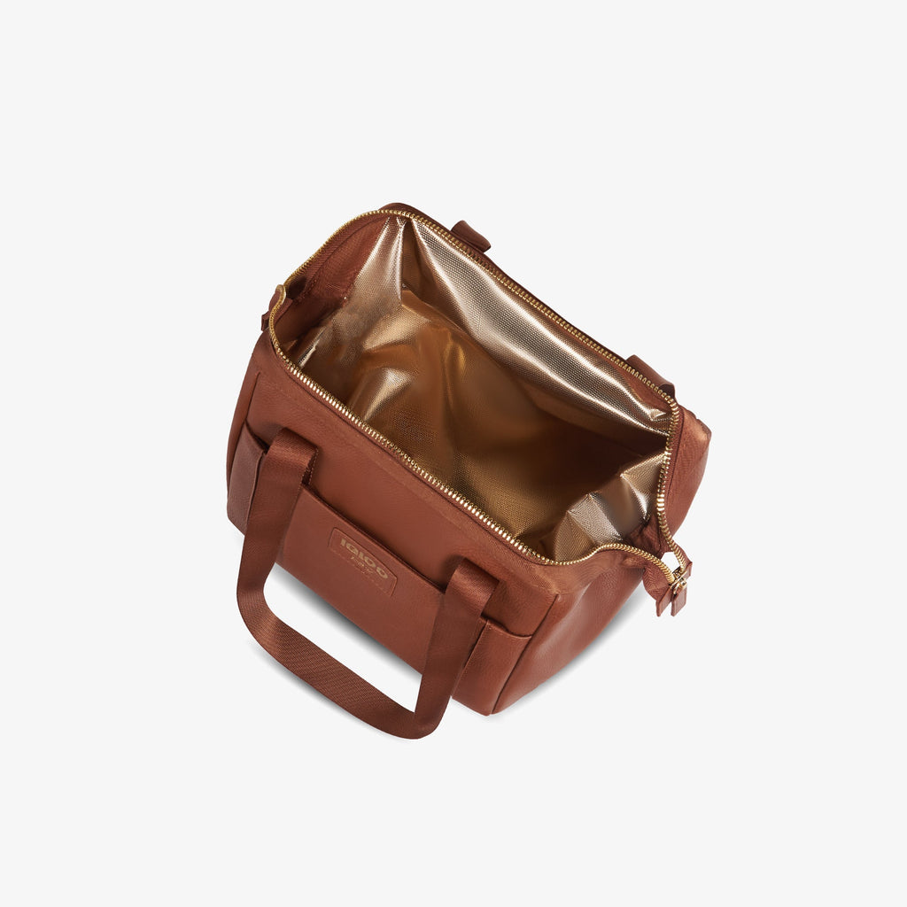 Igloo Luxe® Lunch Tote Cooler Bag I8 - Cognac - Product View