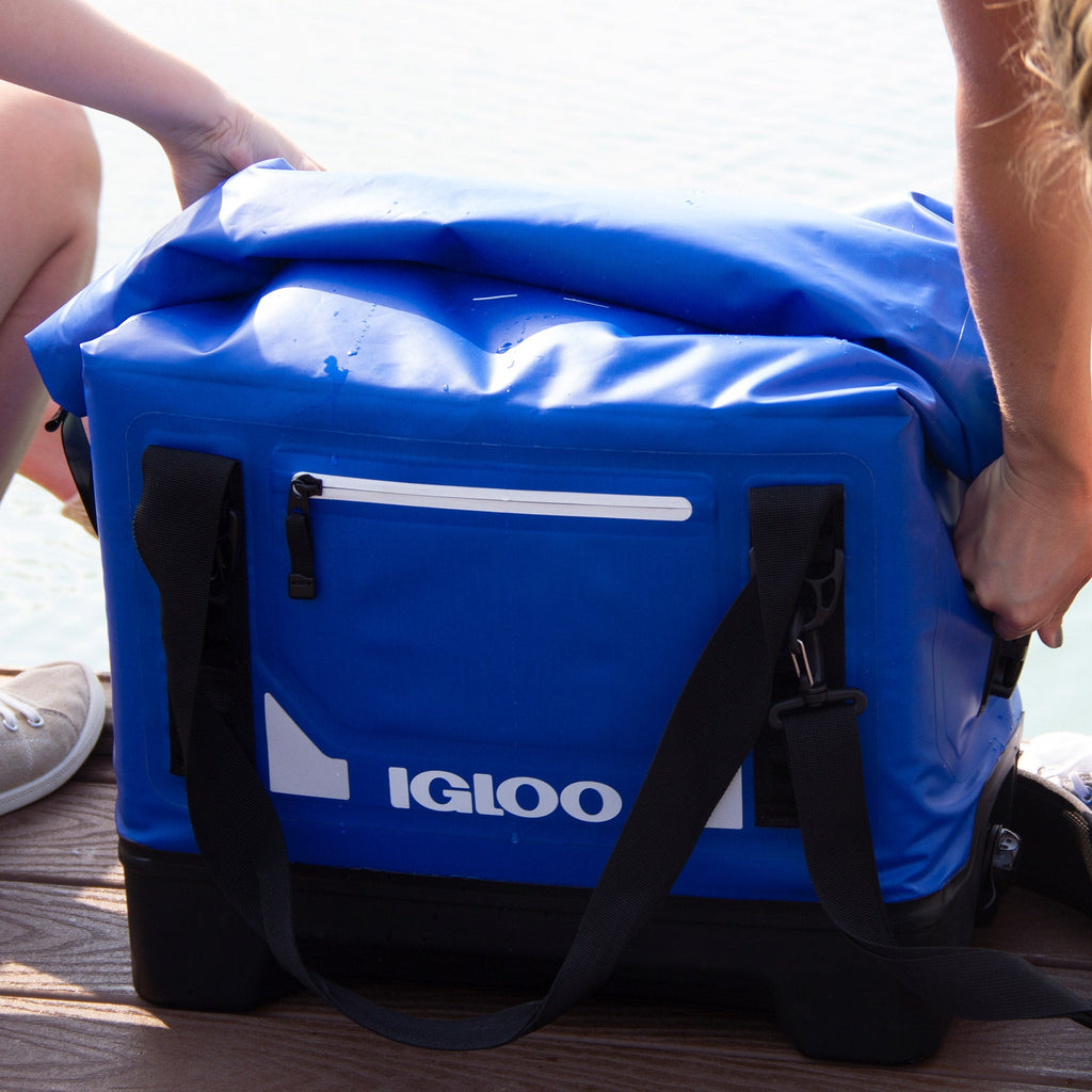 Sportsman Waterproof Cooler T6 - Blue - Product View