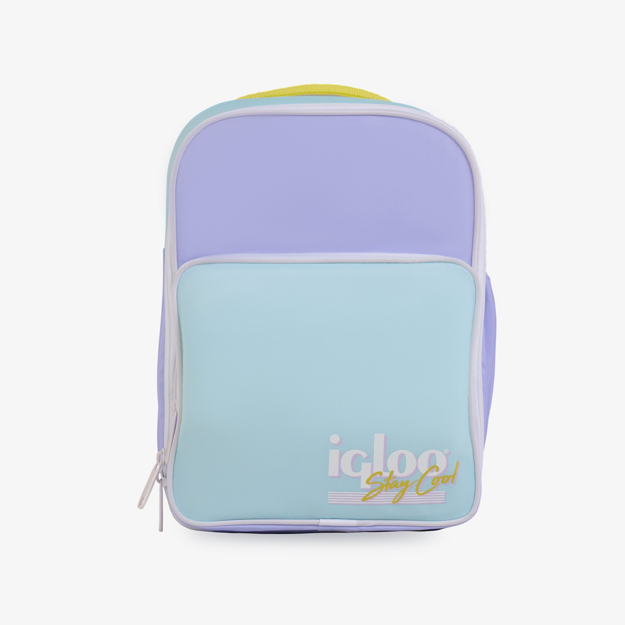 Retro Mini Convertible Backpack W8 - Lilac - Front View