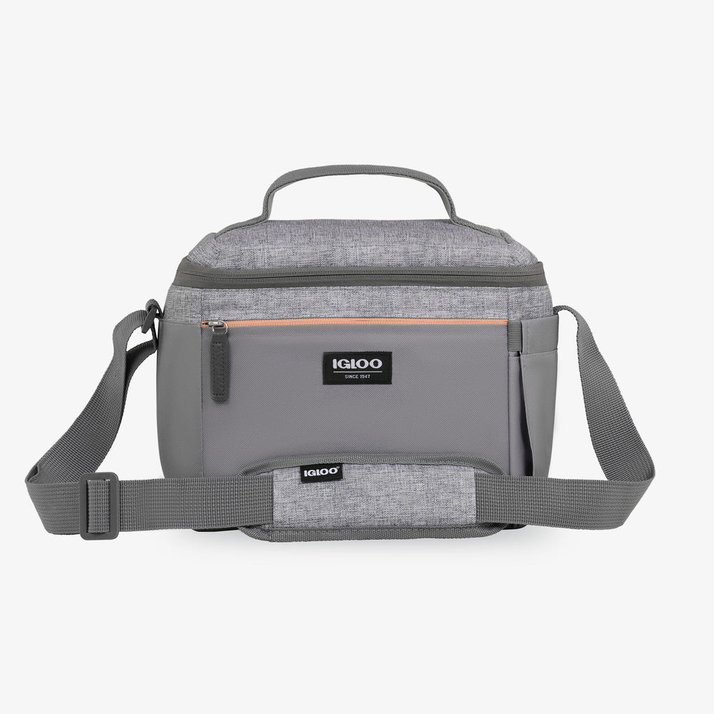 Everyday Lunch Rounded Cube Cooler Bag I9 - Gray - Front View