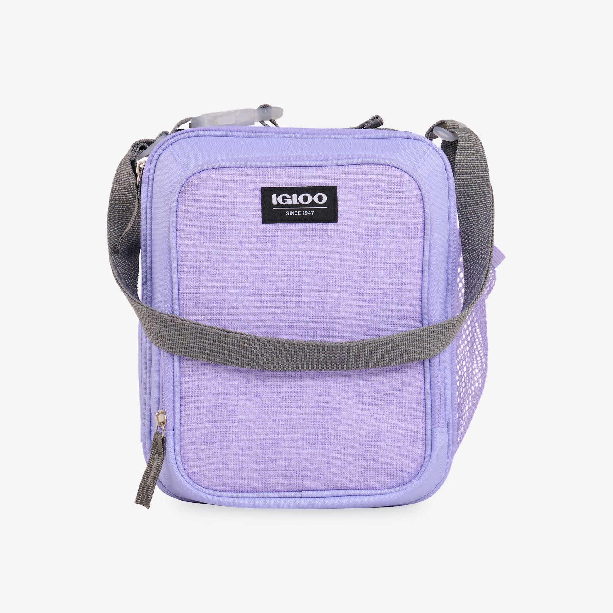 Kids Everyday Lunch Vertical Cooler Bag Q1 - Lilac - Front View