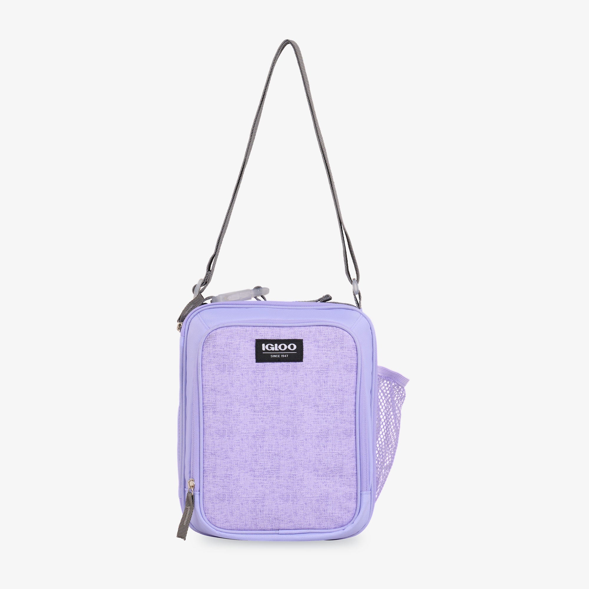 Kids Everyday Lunch Vertical Cooler Bag Q1 - Lilac - Strap View