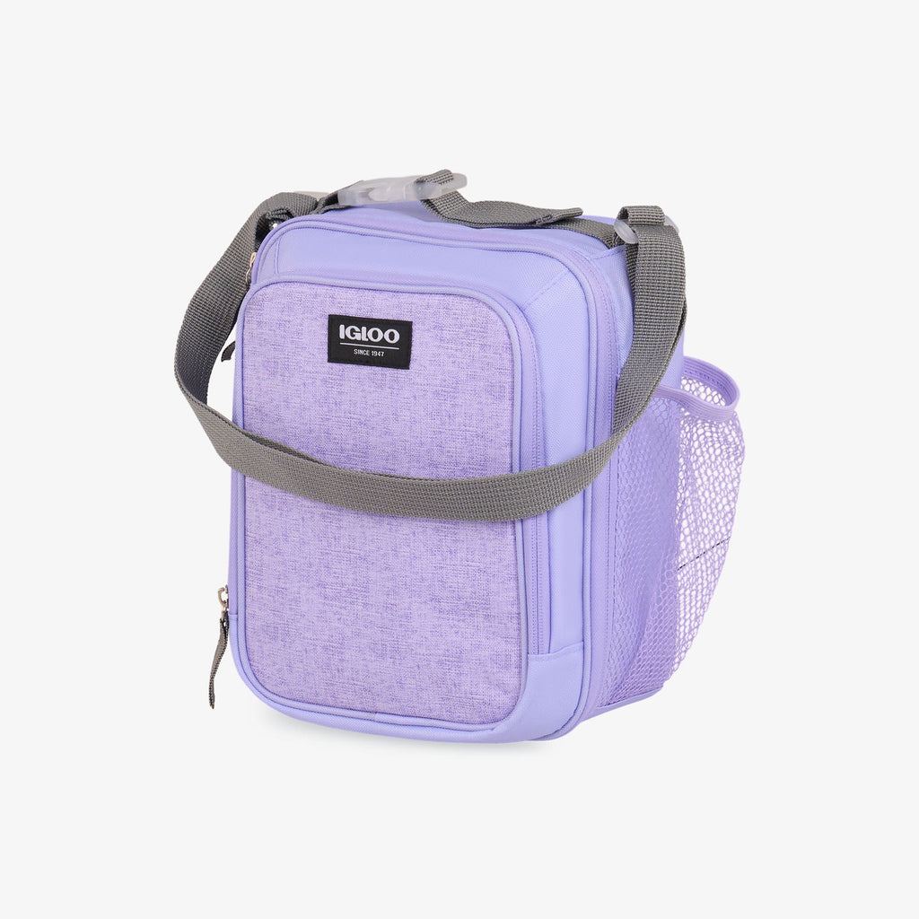 Kids Everyday Lunch Vertical Cooler Bag Q1 - Lilac - Product View