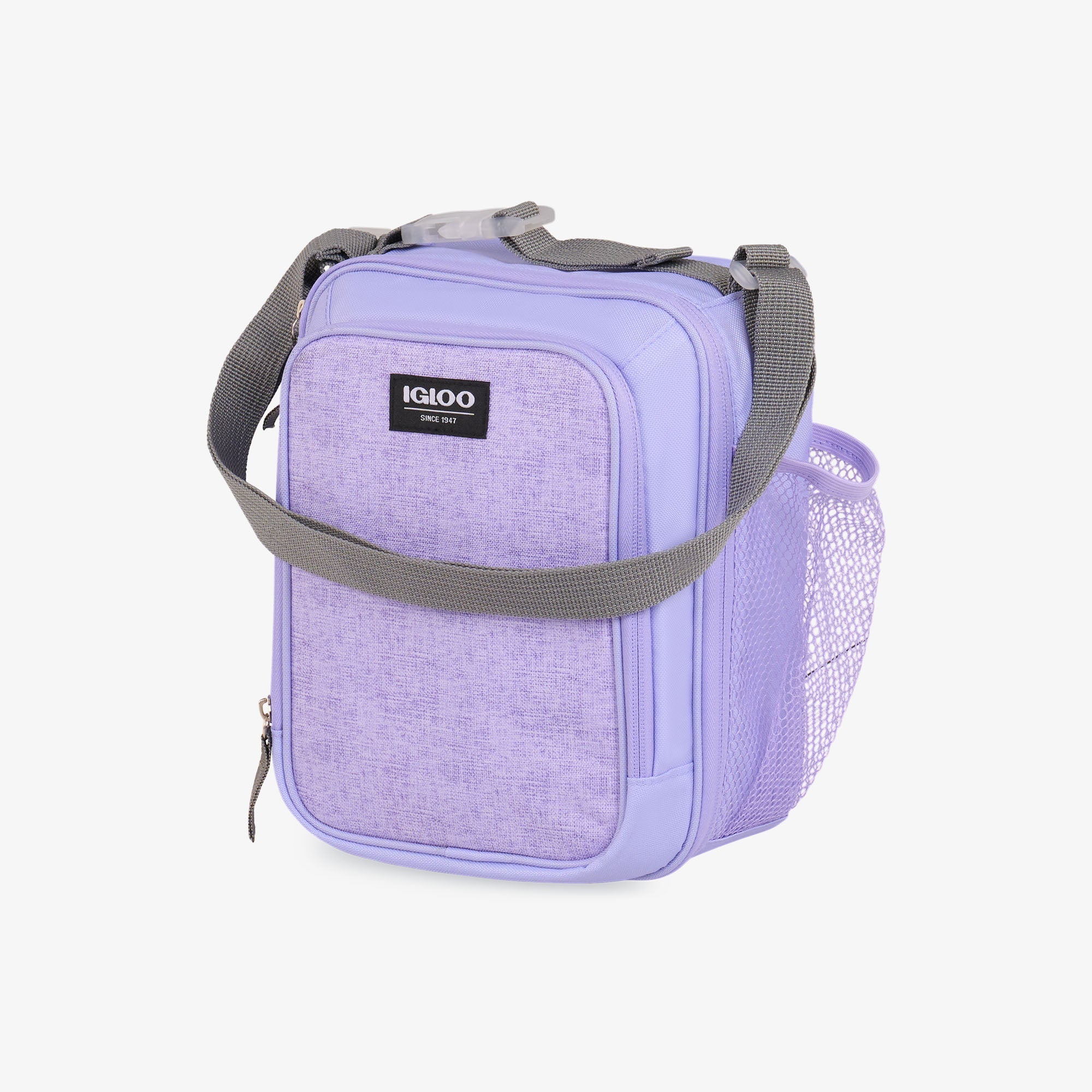 Kids Everyday Lunch Vertical Cooler Bag Q1 - Lilac - Product View