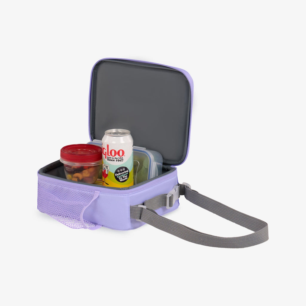 Kids Everyday Lunch Vertical Cooler Bag Q1 - Lilac - Product View