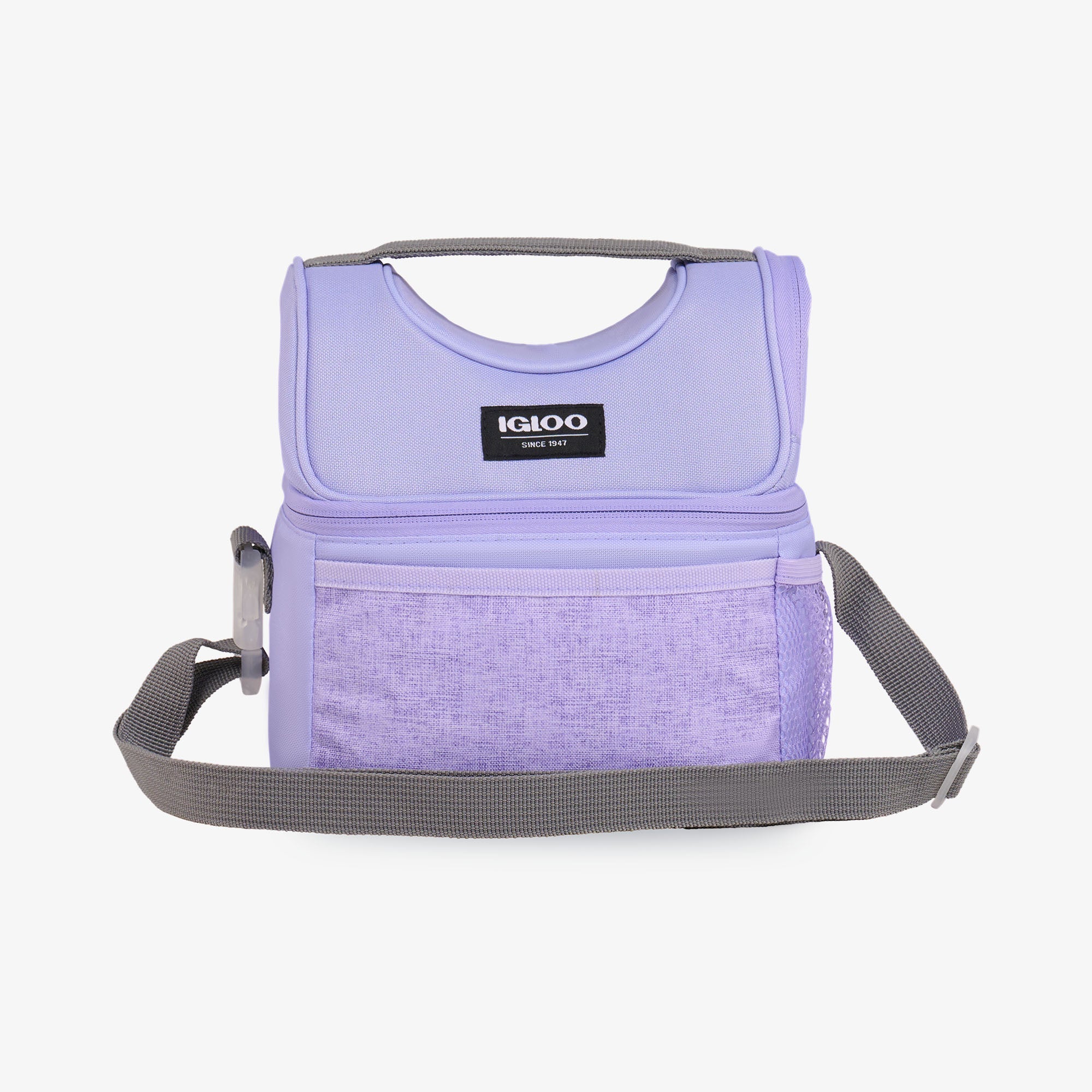 Kids Everyday Lunch Gripper Cooler Bag S6 - Lilac - Front View