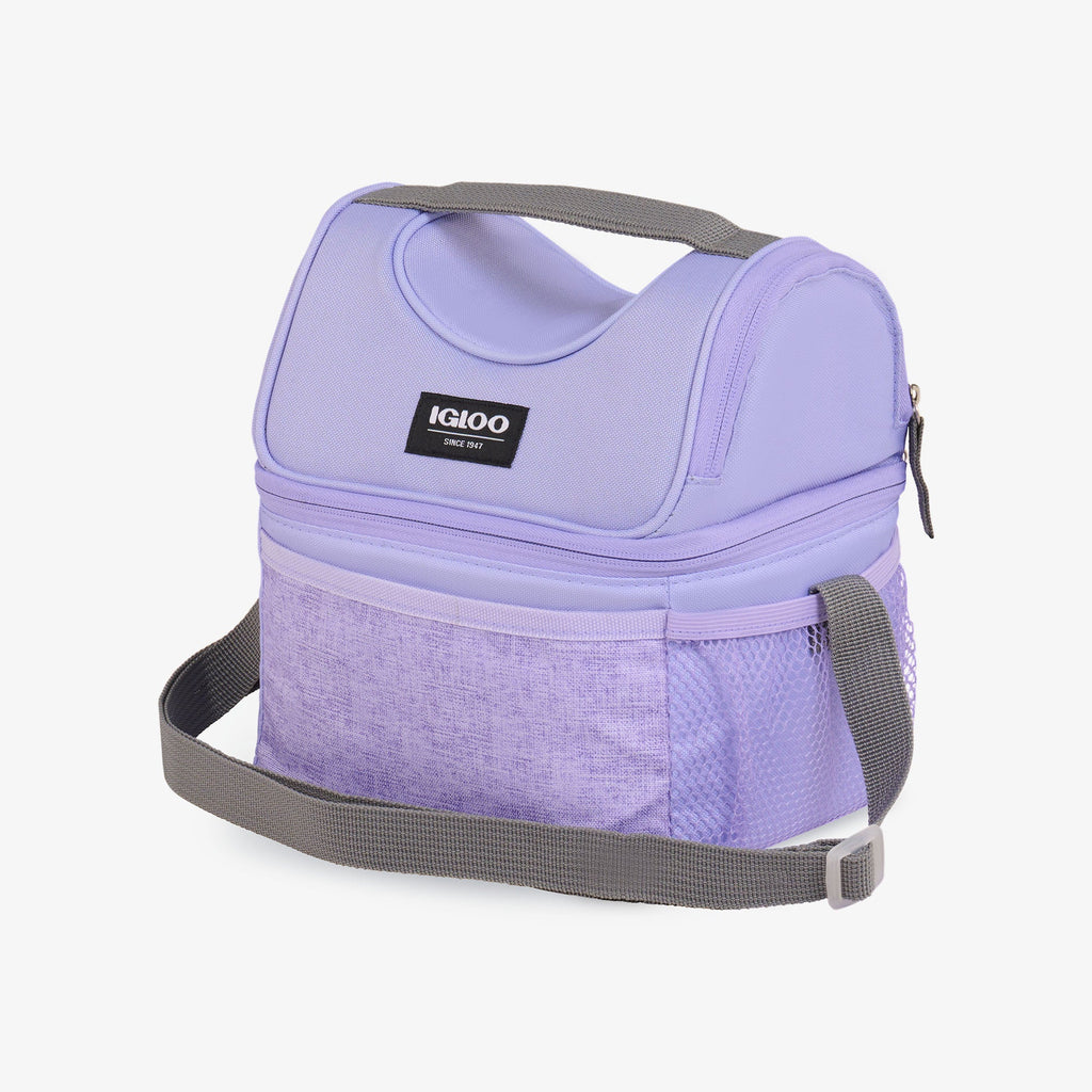 Kids Everyday Lunch Gripper Cooler Bag S6 - Lilac - Product View