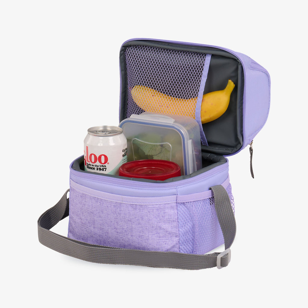 Kids Everyday Lunch Gripper Cooler Bag S6 - Lilac - Product View