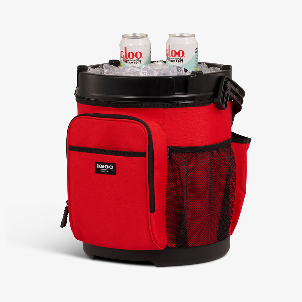 20 Qt Cooler Bucket J4 - Red Heat - Product View