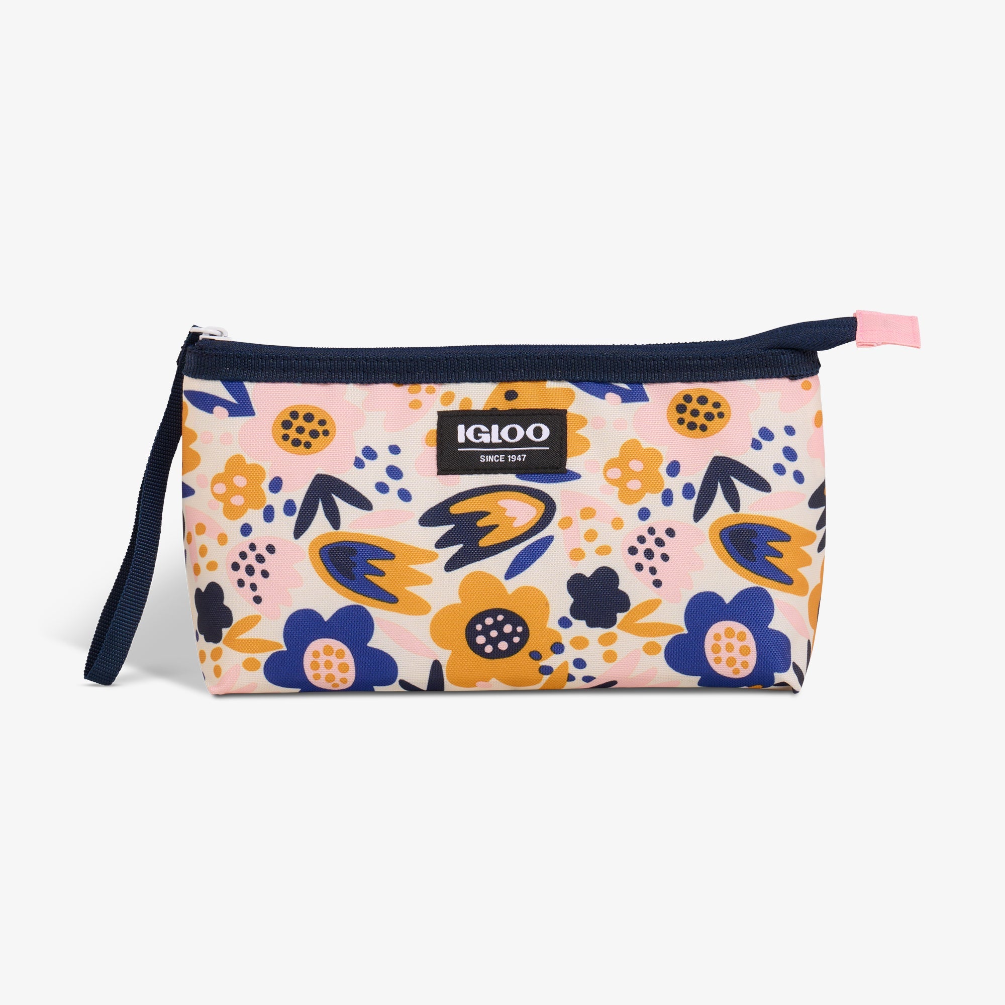 Kids Lunch Snack Bag G0 - Floral - Front View