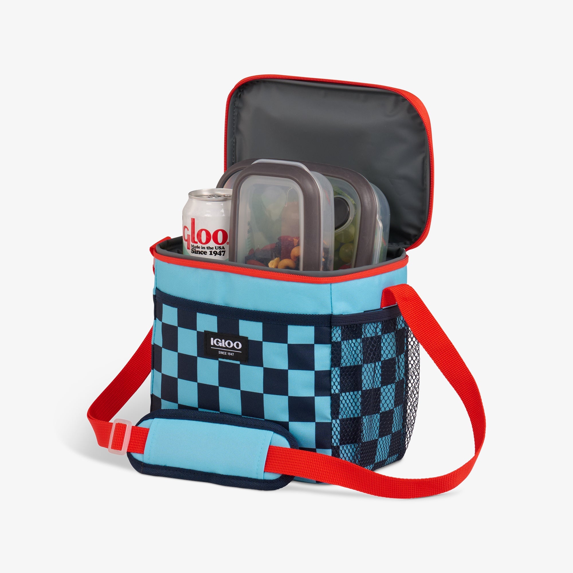 Kids Square Lunch Bag Y1 - Checkers - Product View