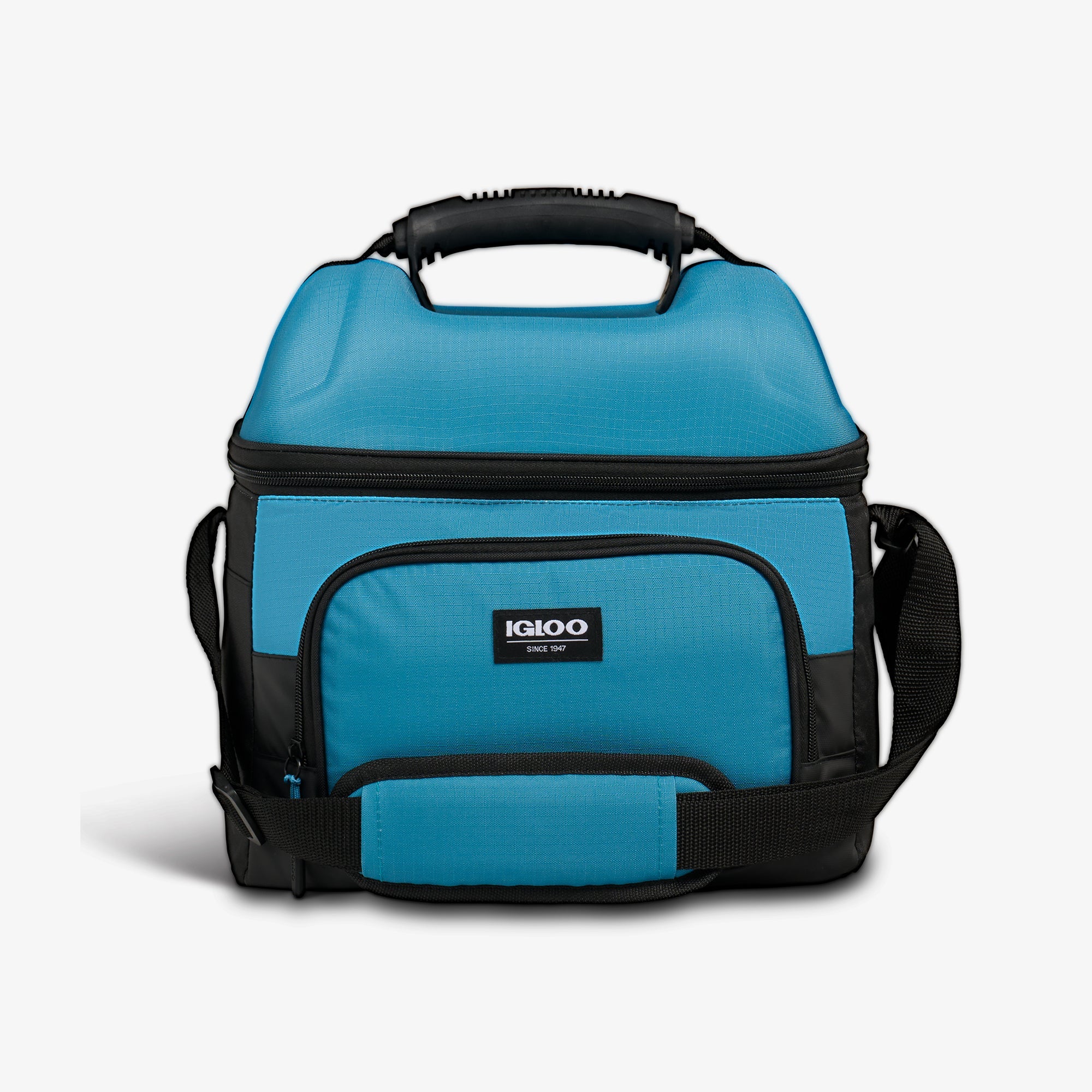Latitude Hardtop Gripper 22-Can Cooler Bag M8 - Modern Blue - Front View