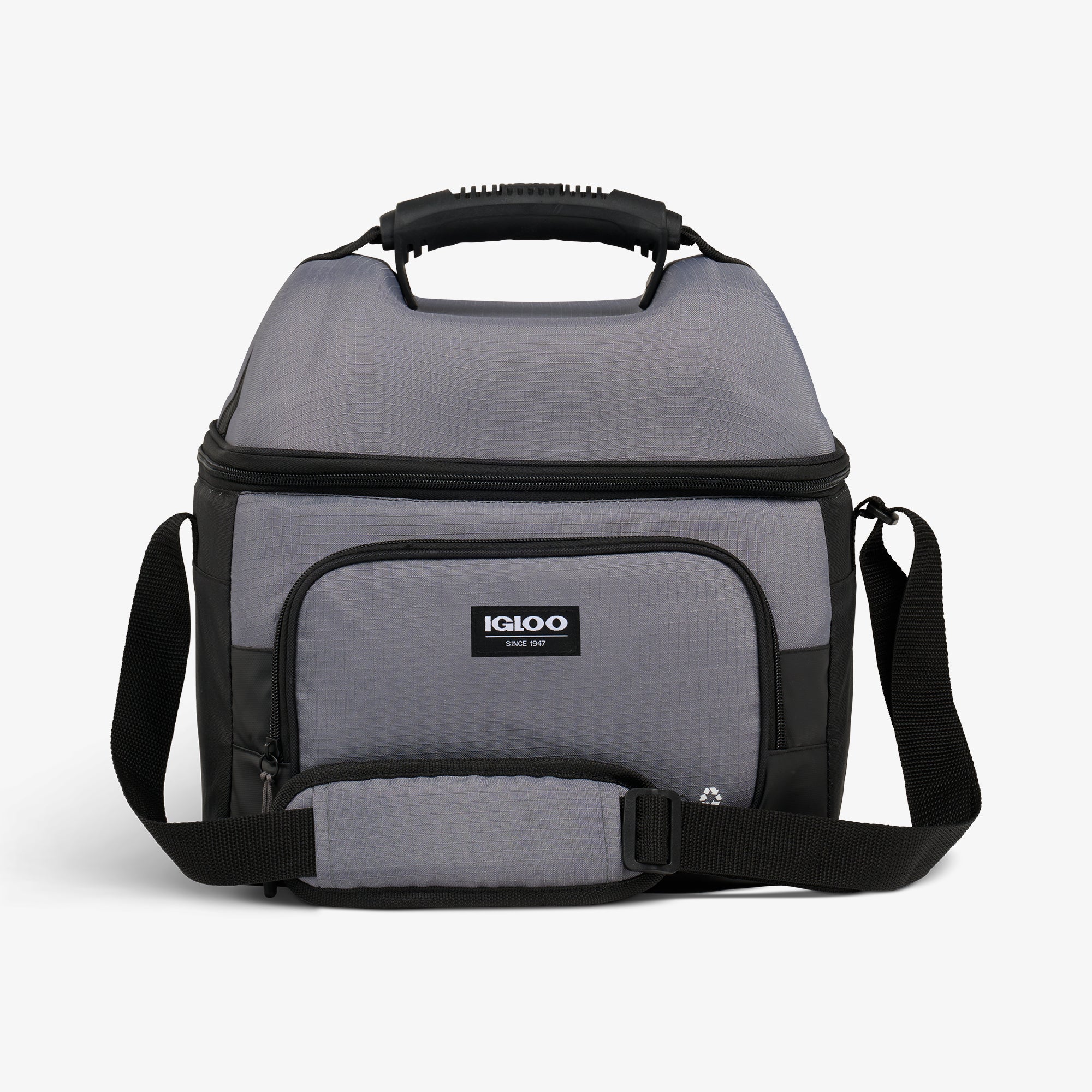 Latitude Hardtop Gripper 22-Can Cooler Bag M8 - Carbonite - Front View
