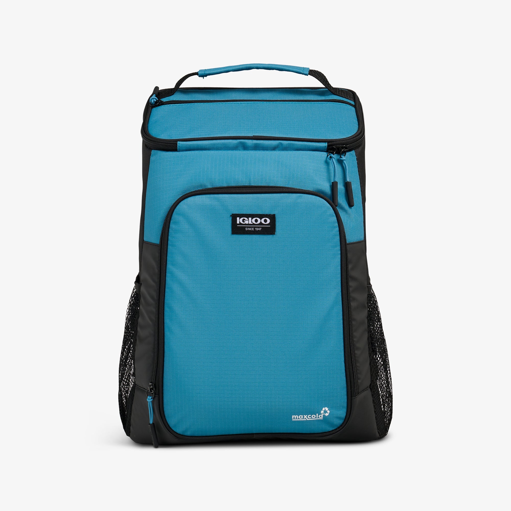 Latitude Top Grip 24-Can Backpack K3 - Modern Blue - Front View