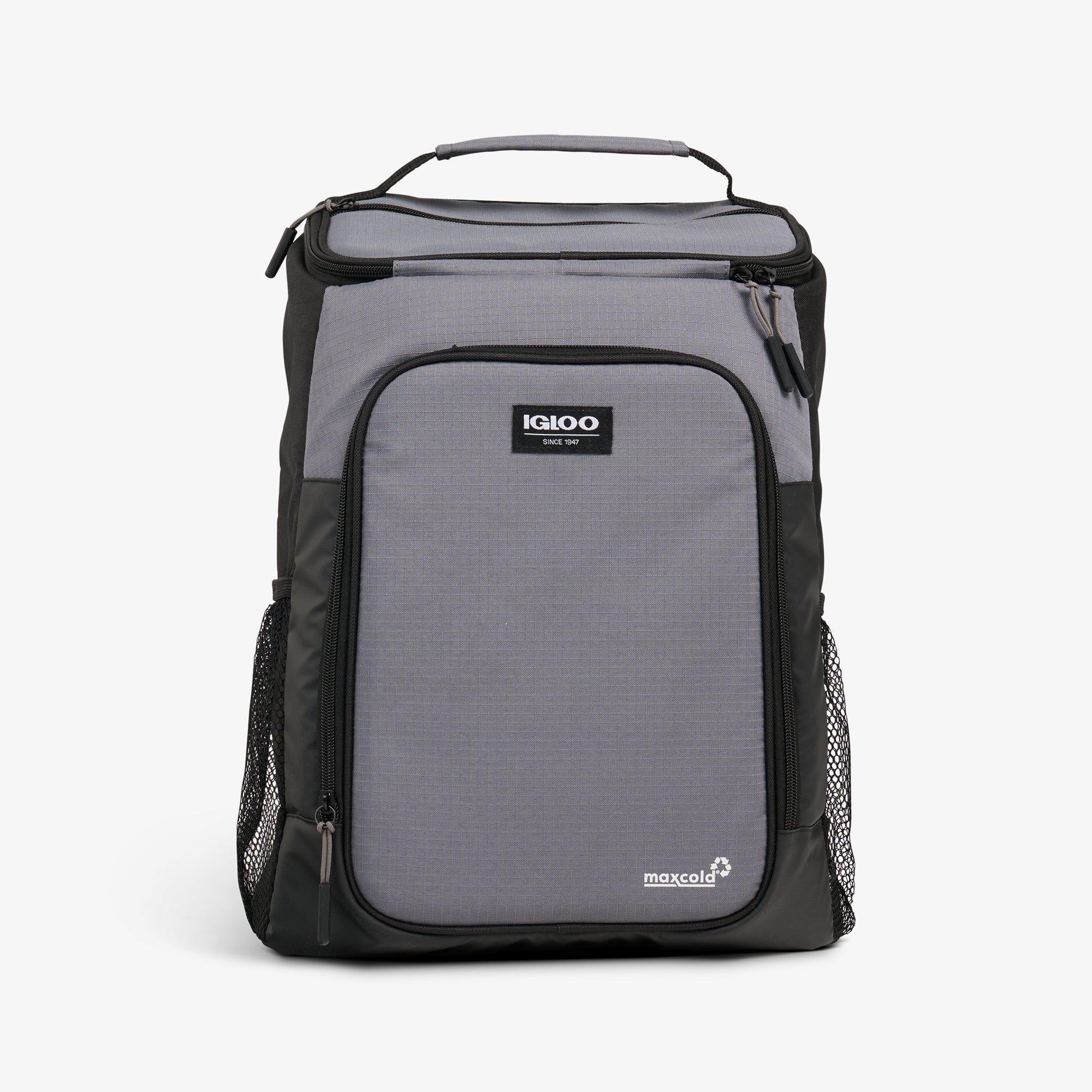 Latitude Top Grip 24-Can Backpack K3 - Carbonite - Front View