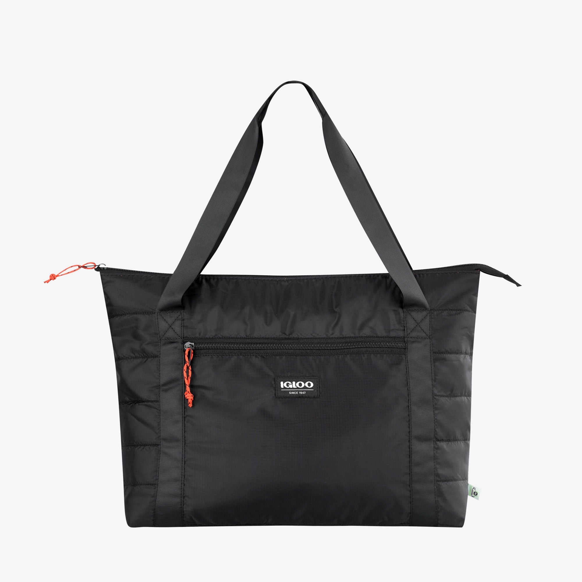 Packable Puffer 20-Can Cooler Bag P3 - Black - Product View