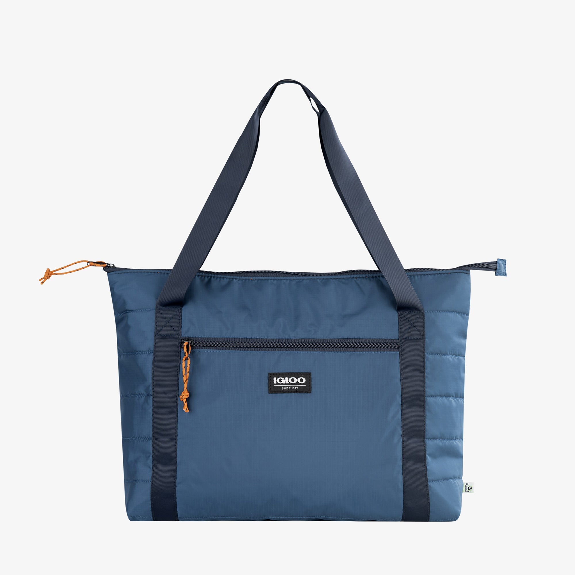 Packable Puffer 20-Can Cooler Bag P3 - Denim - Product View