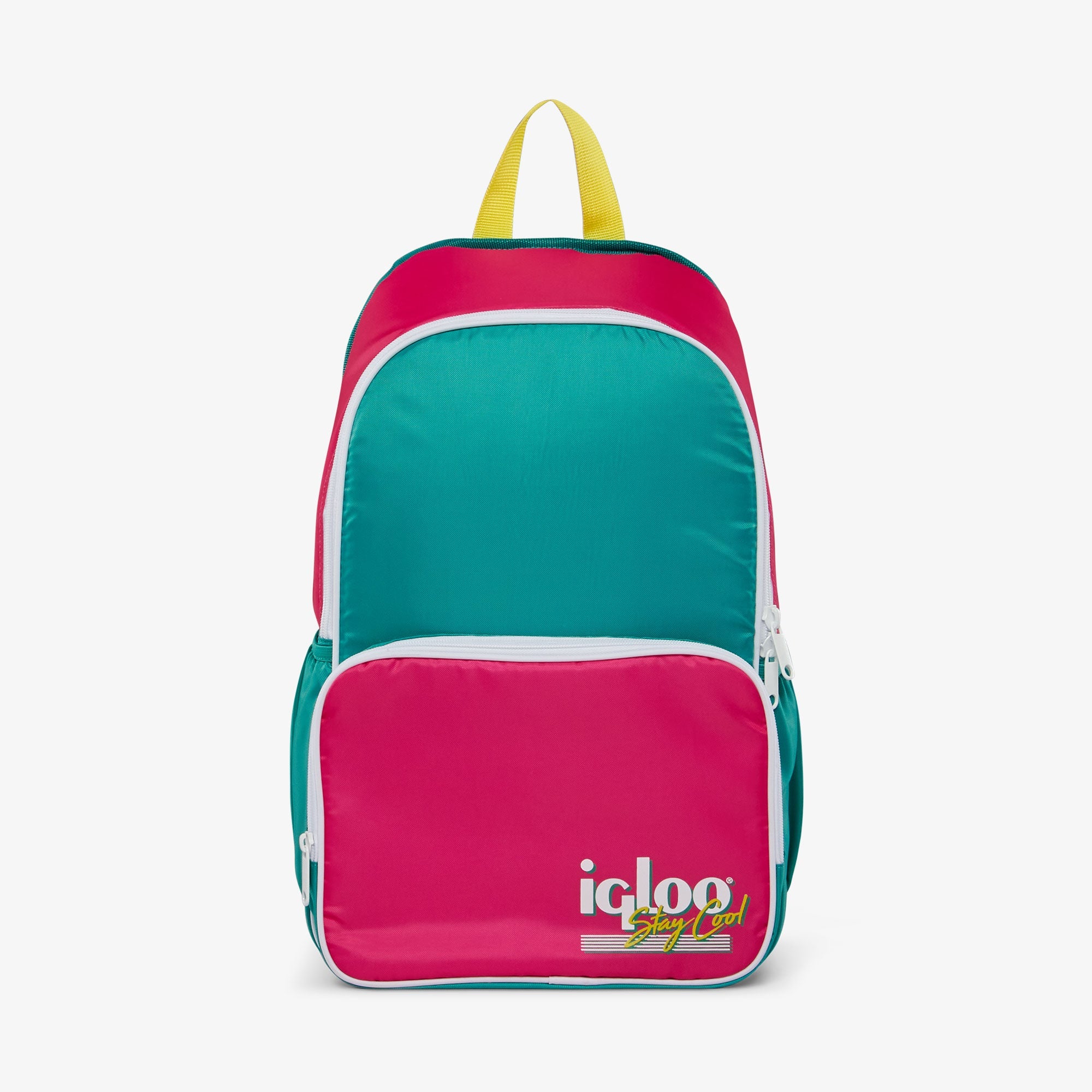 Retro Backpack Cooler R3 - Jade - Front View