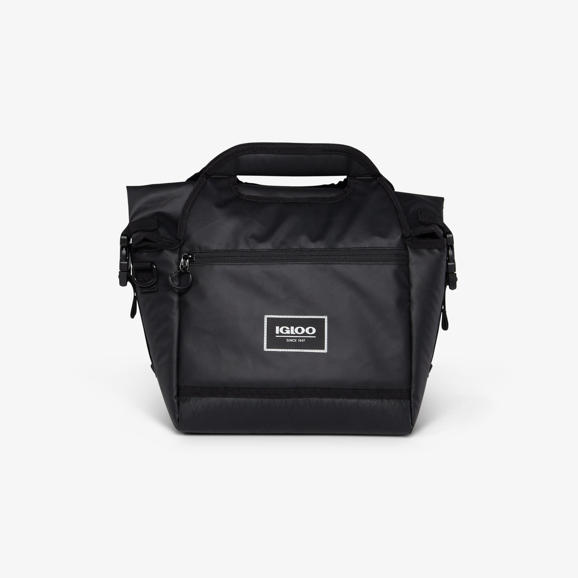 Pursuit 16-Can Lunch Bag P9 - Black - Front View