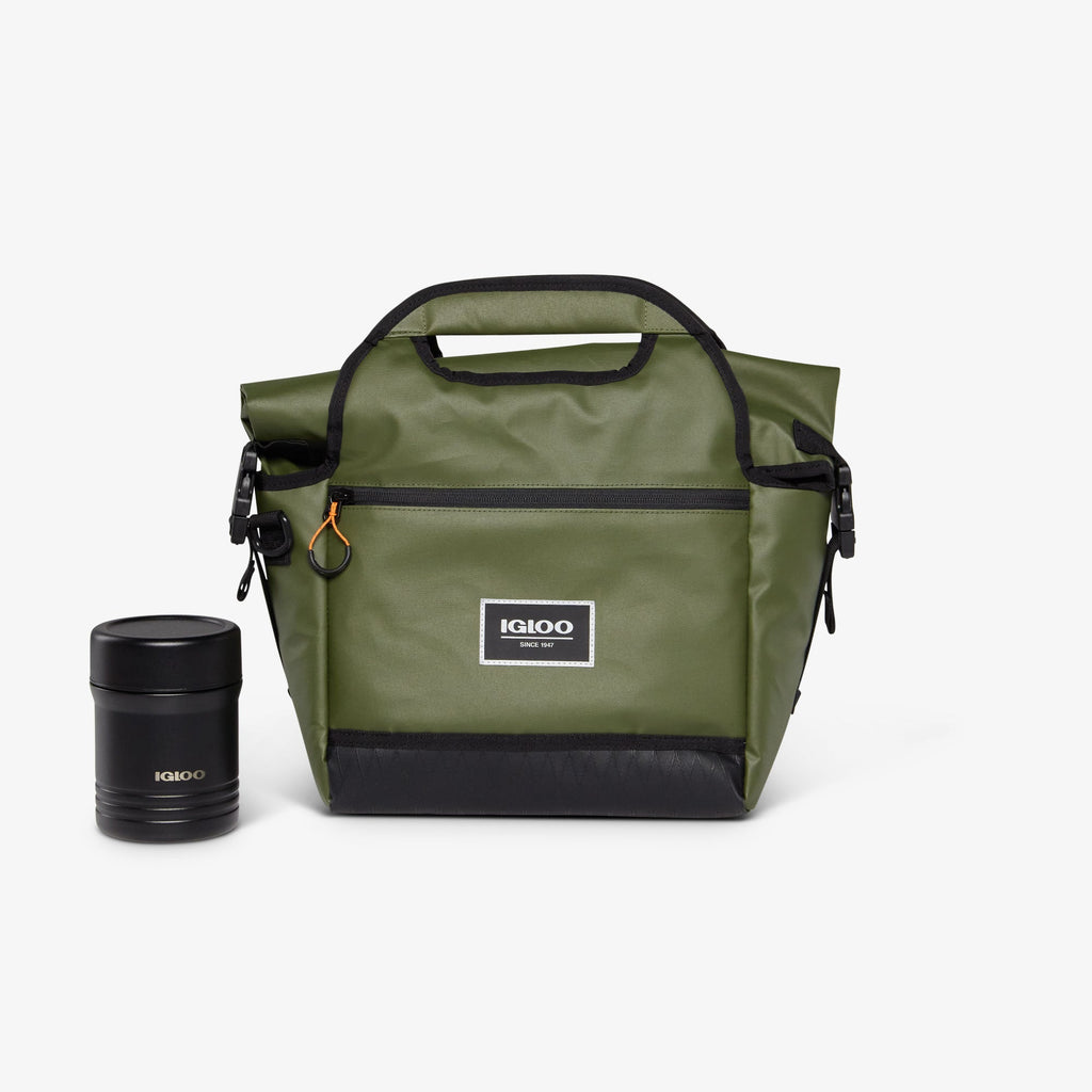 Pursuit 16-Can Lunch Bag P9 - Chive - Size View
