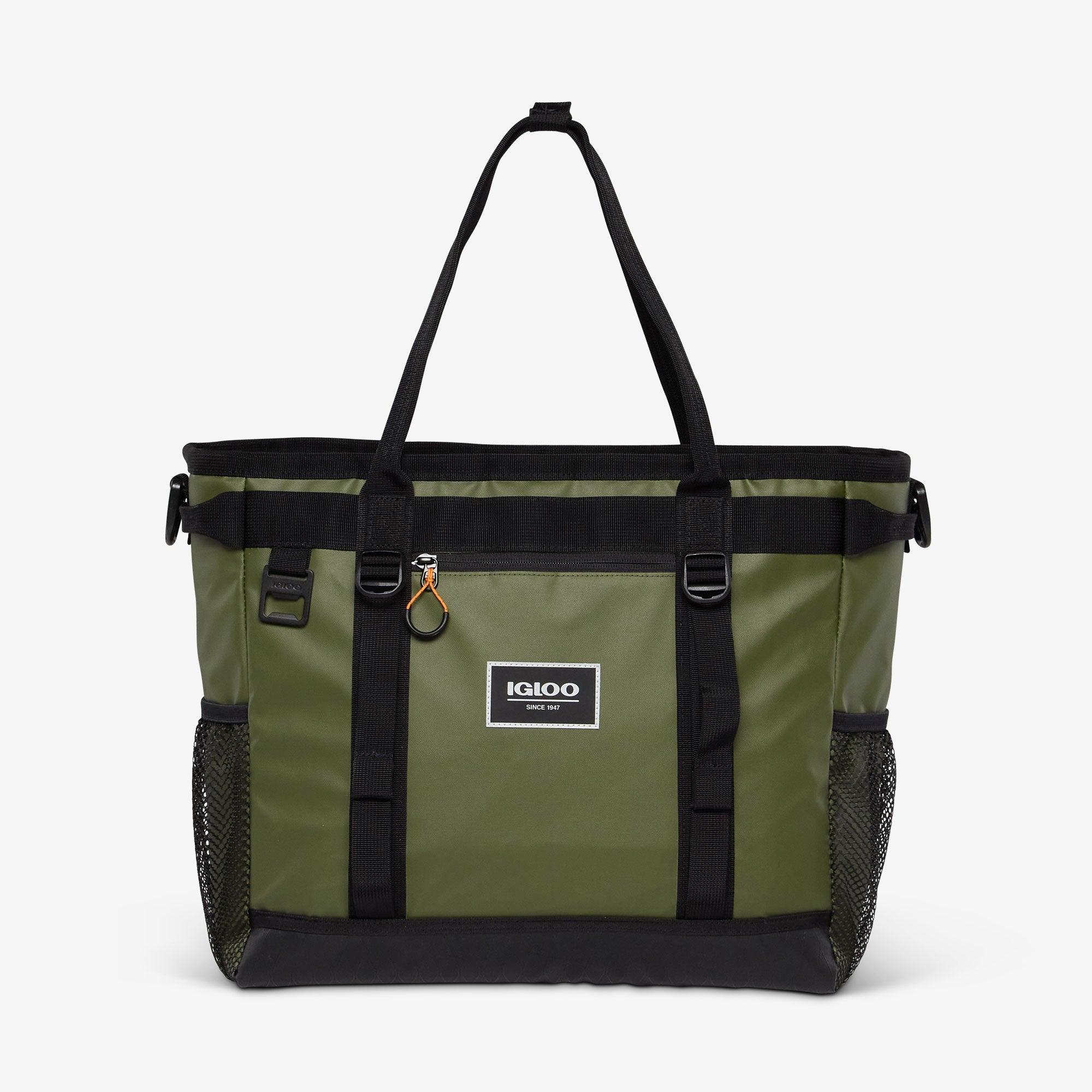 Pursuit 30-Can Tote E3 - Chive - Front View