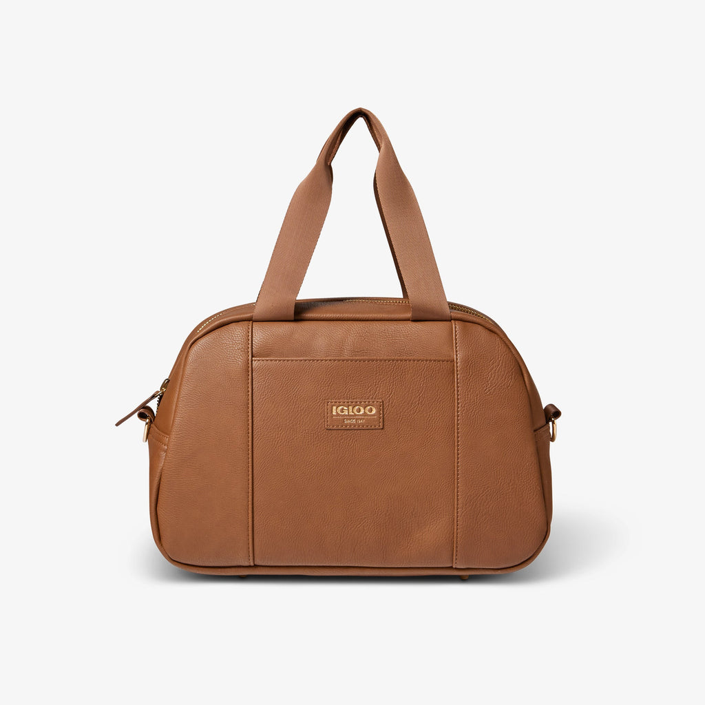 Igloo Luxe® Satchel Cooler Bag Q3 - Cognac - Product View